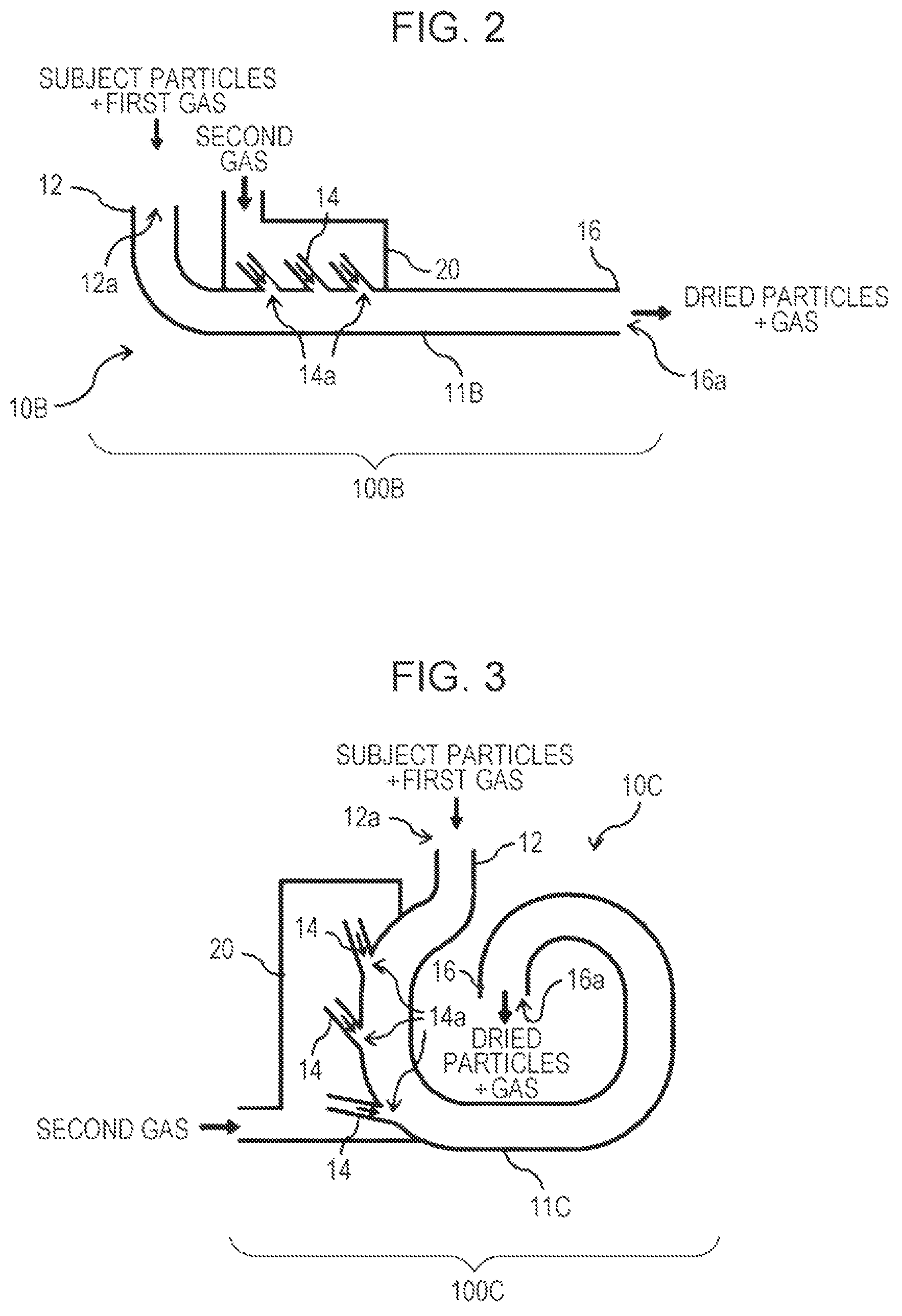 Patent US12460053 Figure 2 – Method for producing resin particles and dryer
