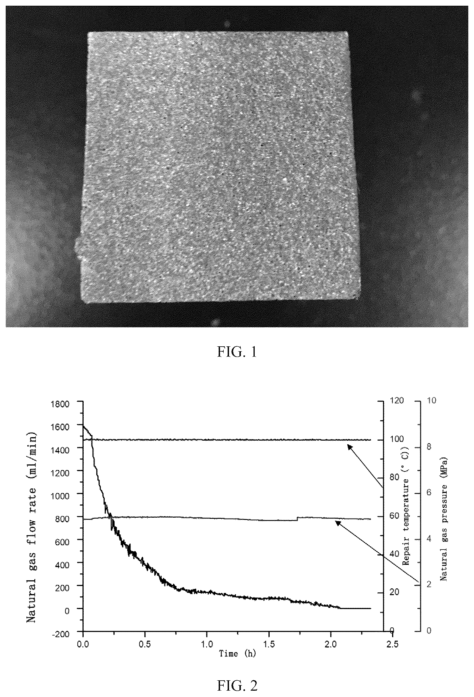 Patent US12460121 — Composition, preparation method for and application of composition, and self-healing method for well cementing in oil/gas field — Figure 1