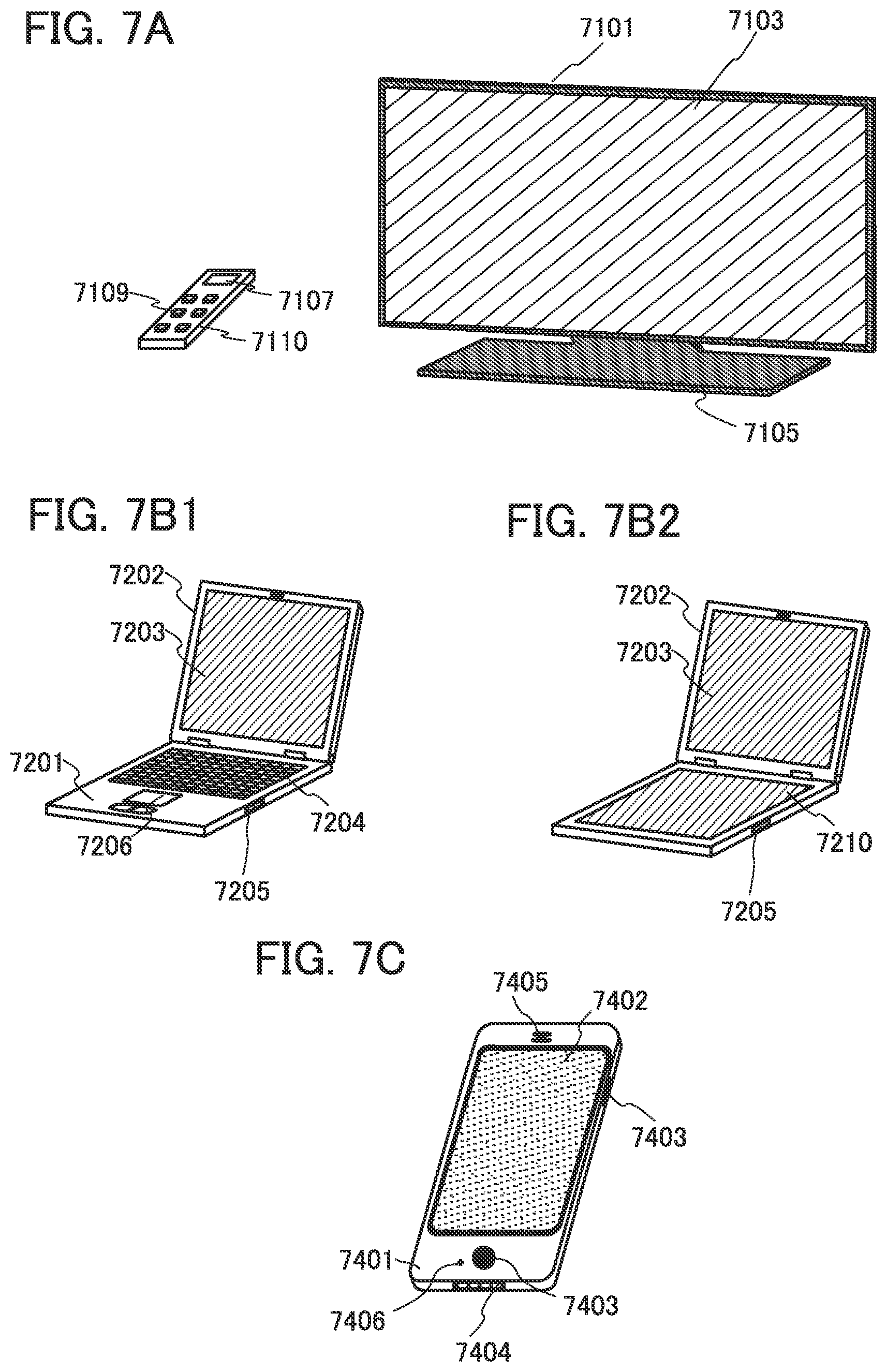 Patent US12460130 Figure 7 – Organic compound, light-emitting device, light-emitting apparatus, electronic equipment, lighting device, and electronic device