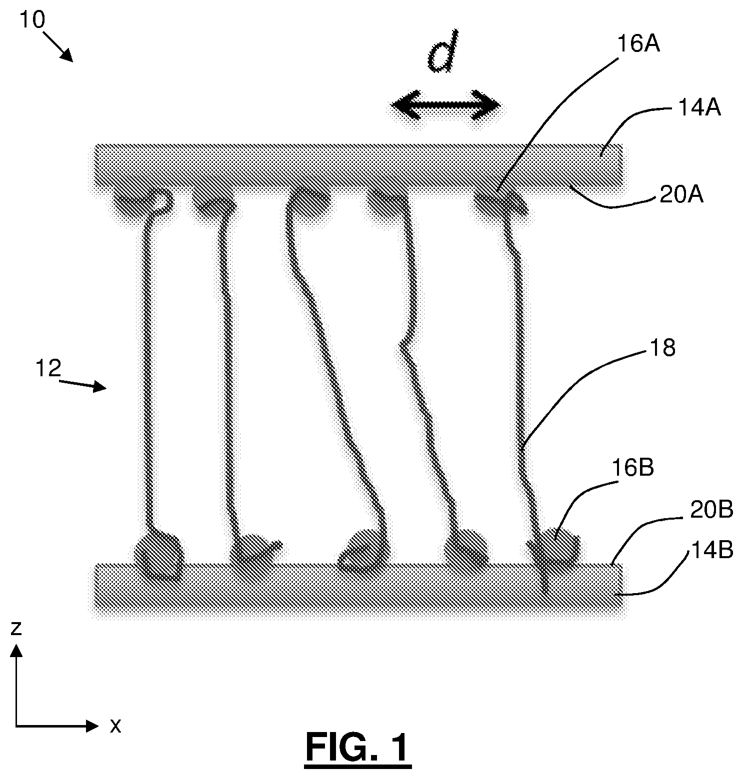 Patent US12460135 Figure 1 – System comprising a nematic liquid crystal and an interface