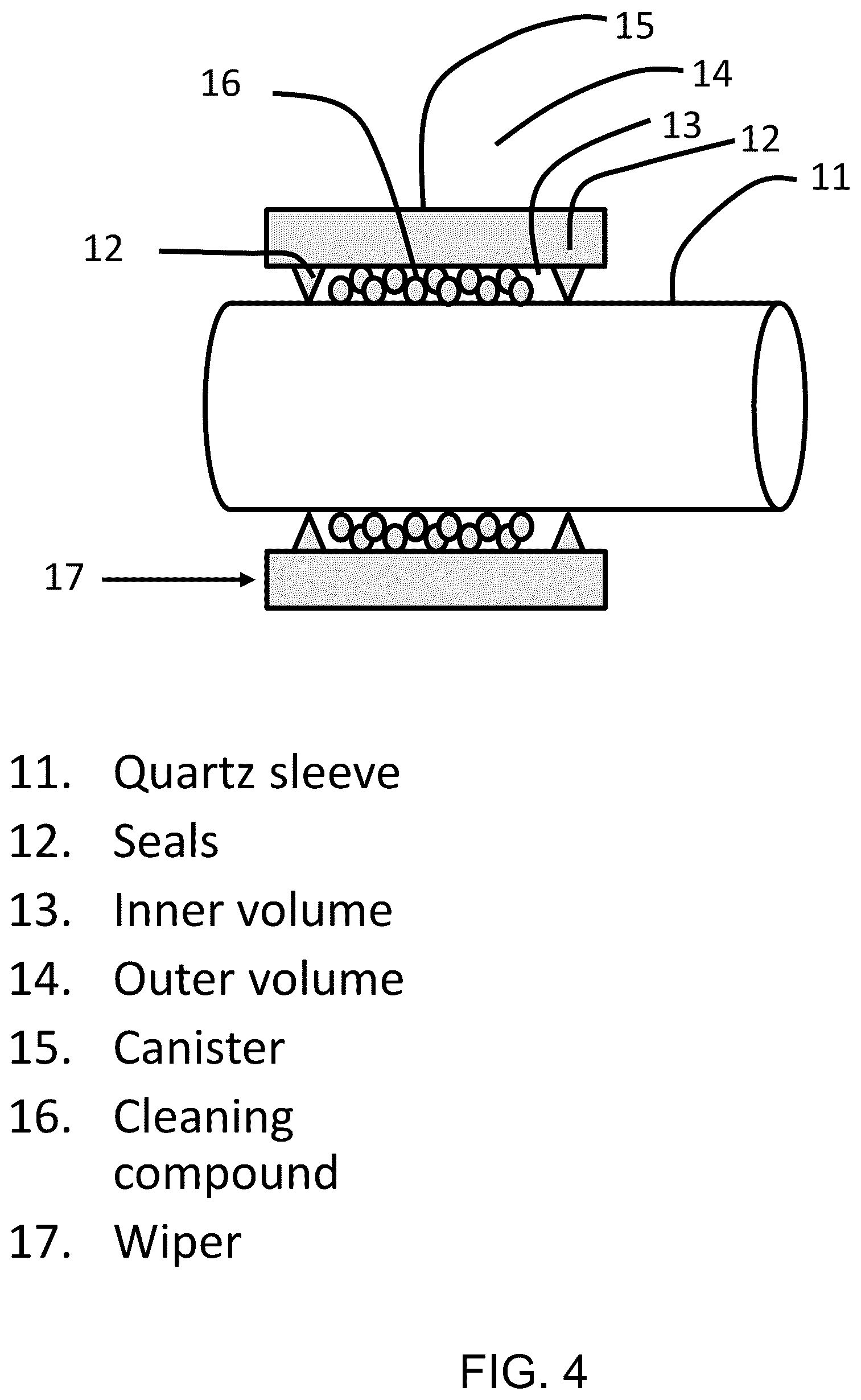 Patent US12460161 Figure 4 – Device for cleaning a surface
