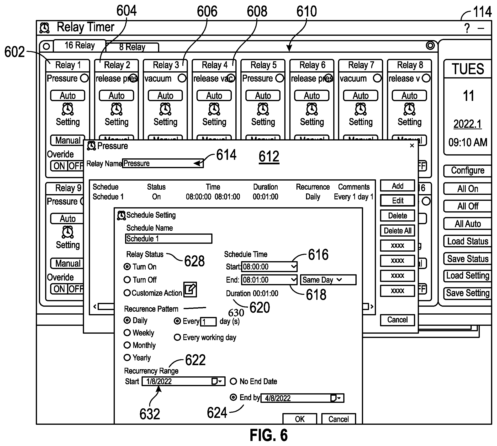 Patent US12460162 Figure 6 – System and method for closed processing of rapidly aging alcoholic beverages