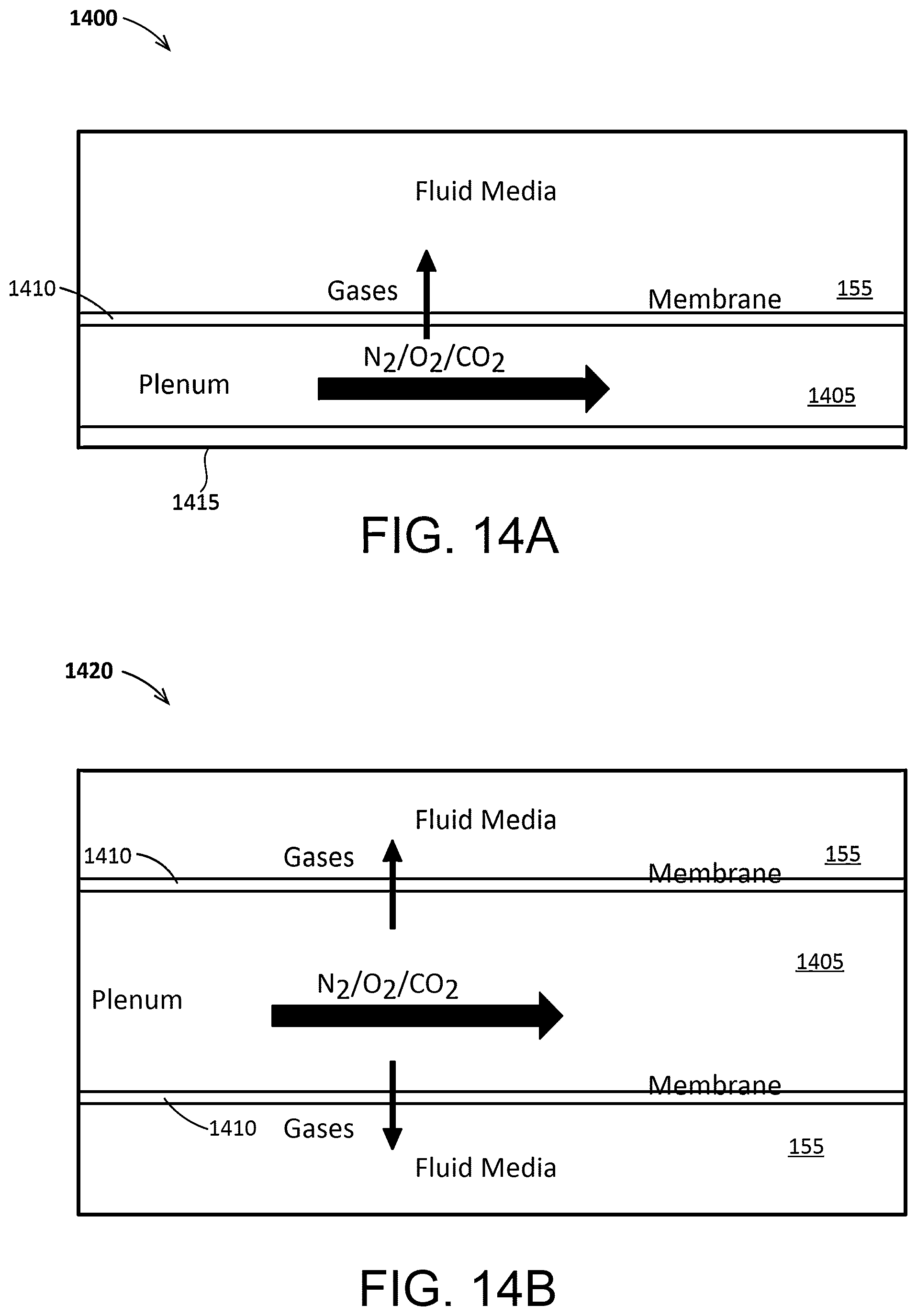 Patent US12460166 Figure 13 – Cell culture system with controlled gas transfer boundary conditions