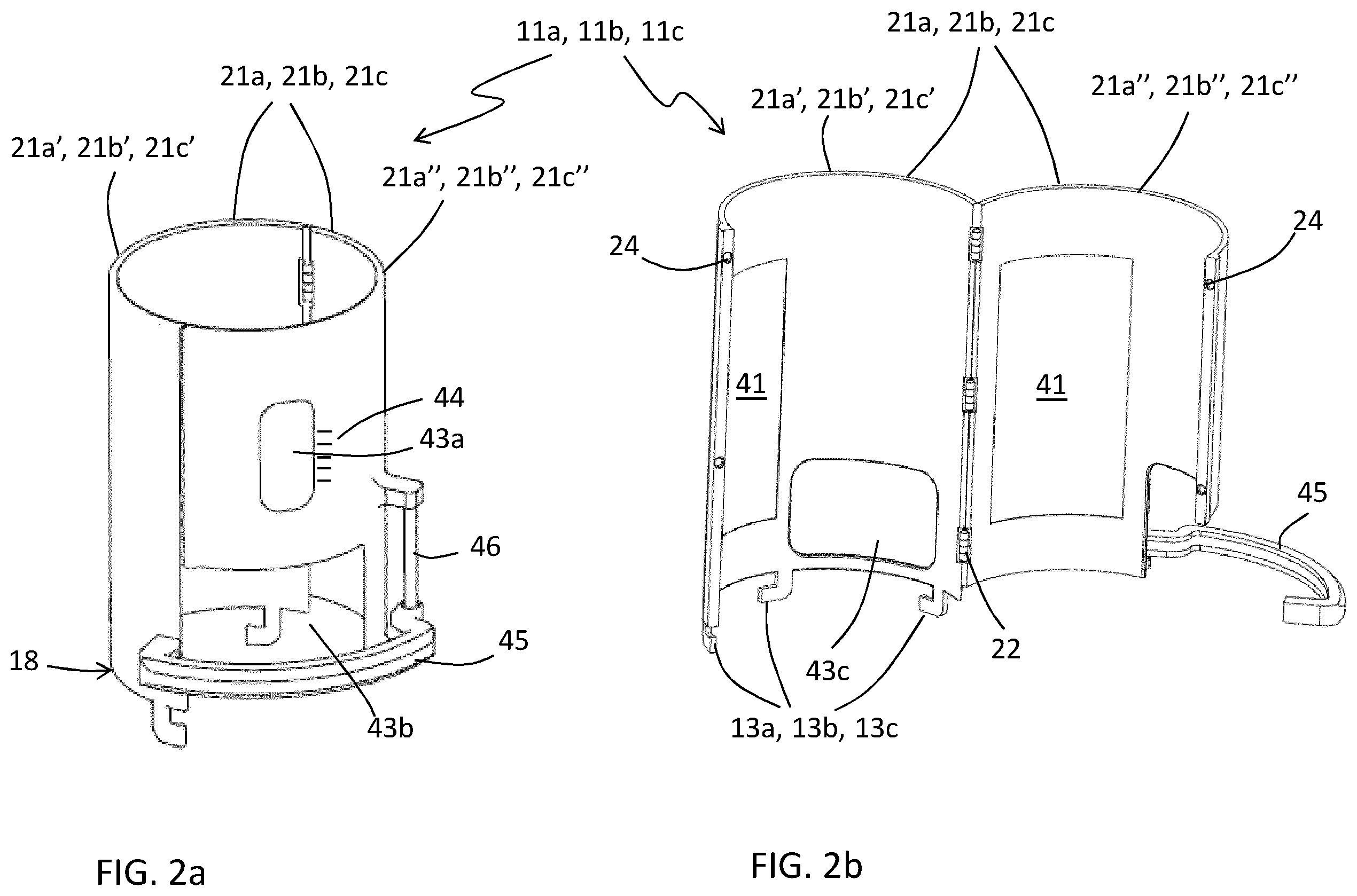Patent US12460169 Figure 2 – Bioreactor support system