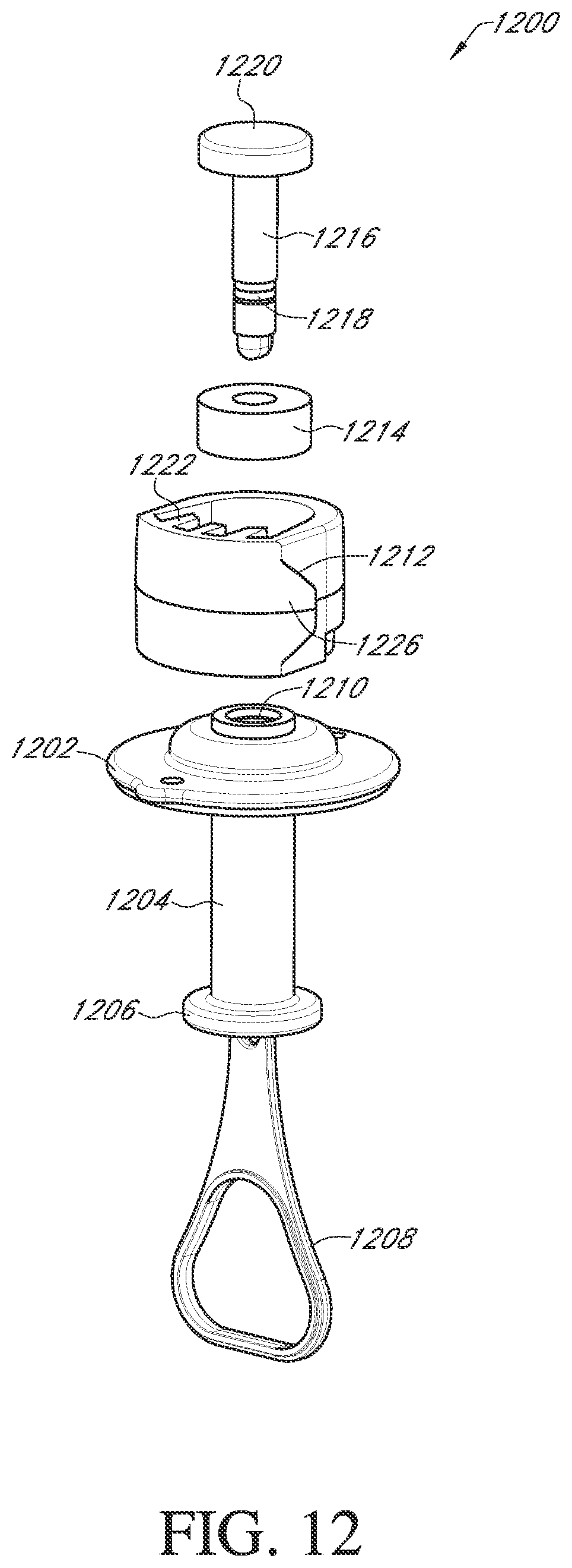 Patent US12460171 Figure 12 – Fluid mixing systems including helical mixing assembly with impeller attachment