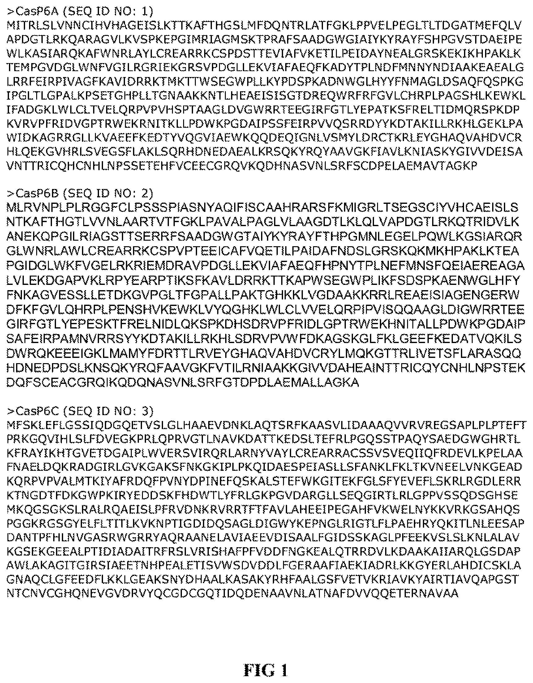 Patent US12460189 Figure 1 – RNA-guided nucleases and DNA binding proteins