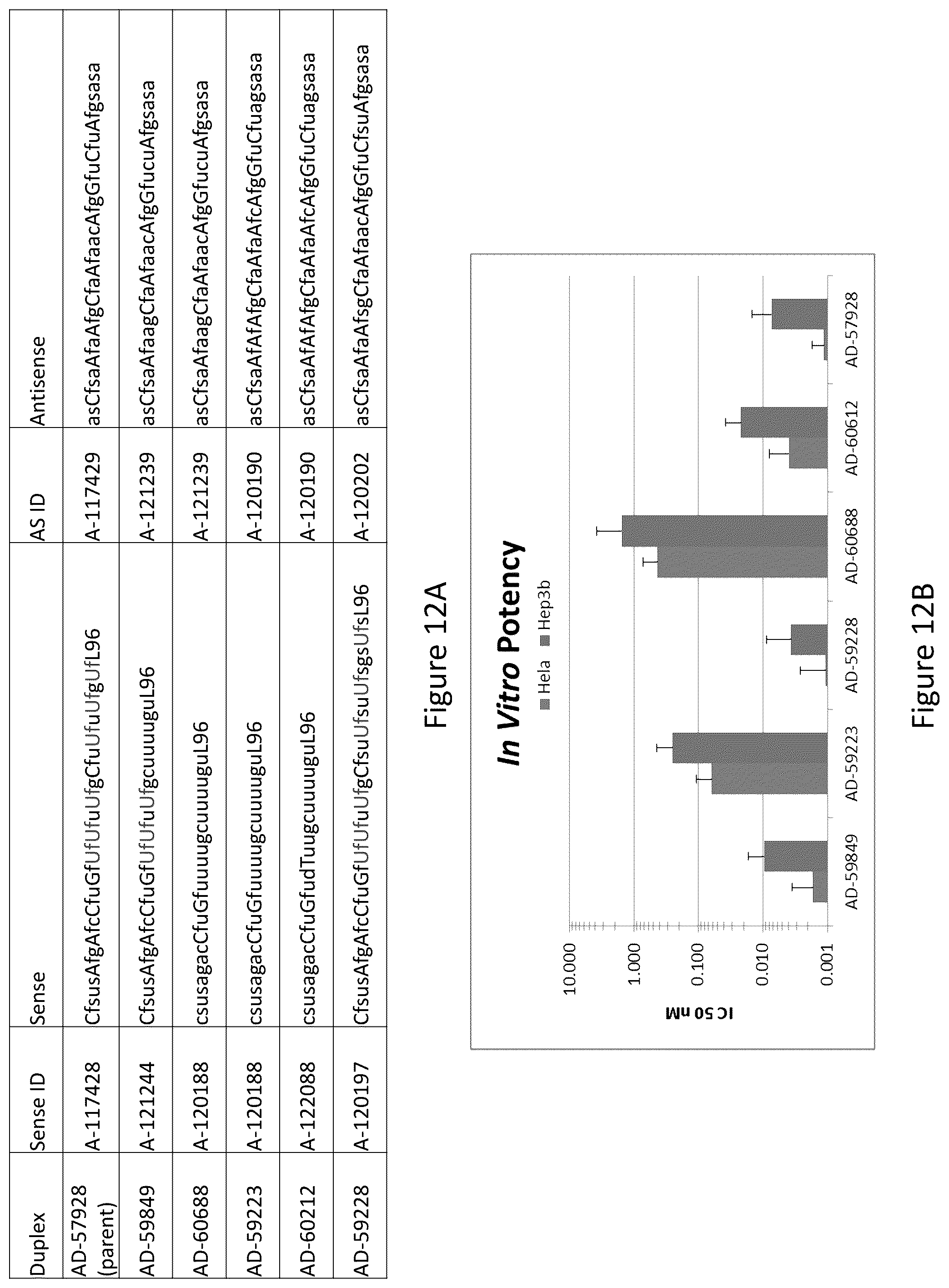 Patent US12460206 Figure 13 – PCSK9 iRNA compositions and methods of use thereof