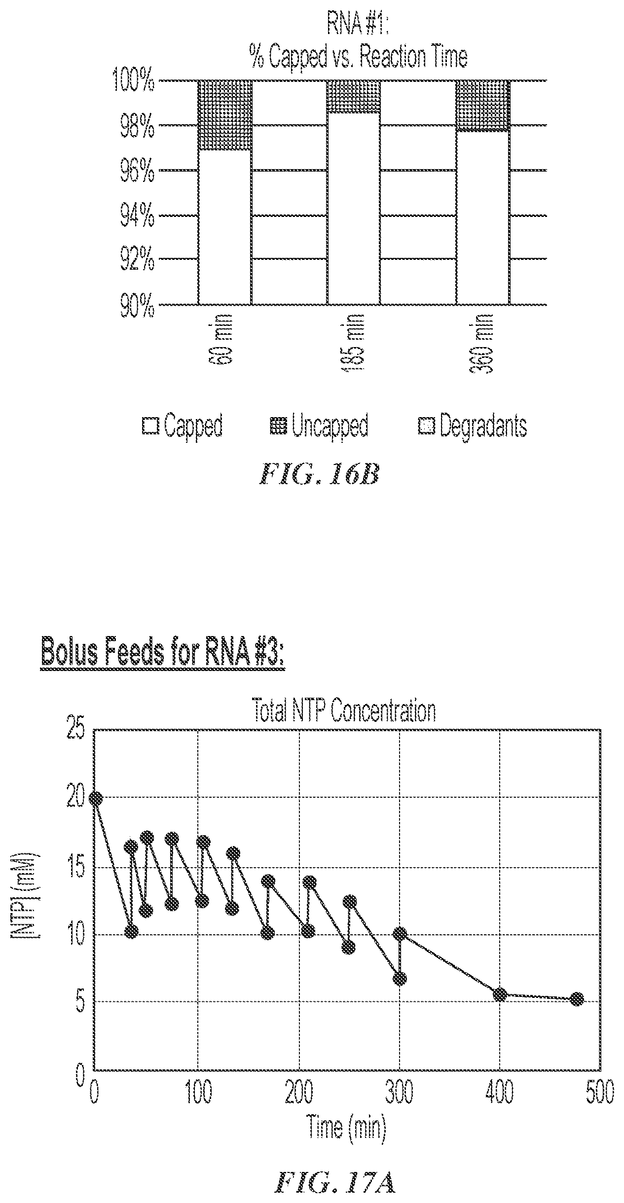 Patent US12460259 Figure 16 – Fed-batch in vitro transcription process