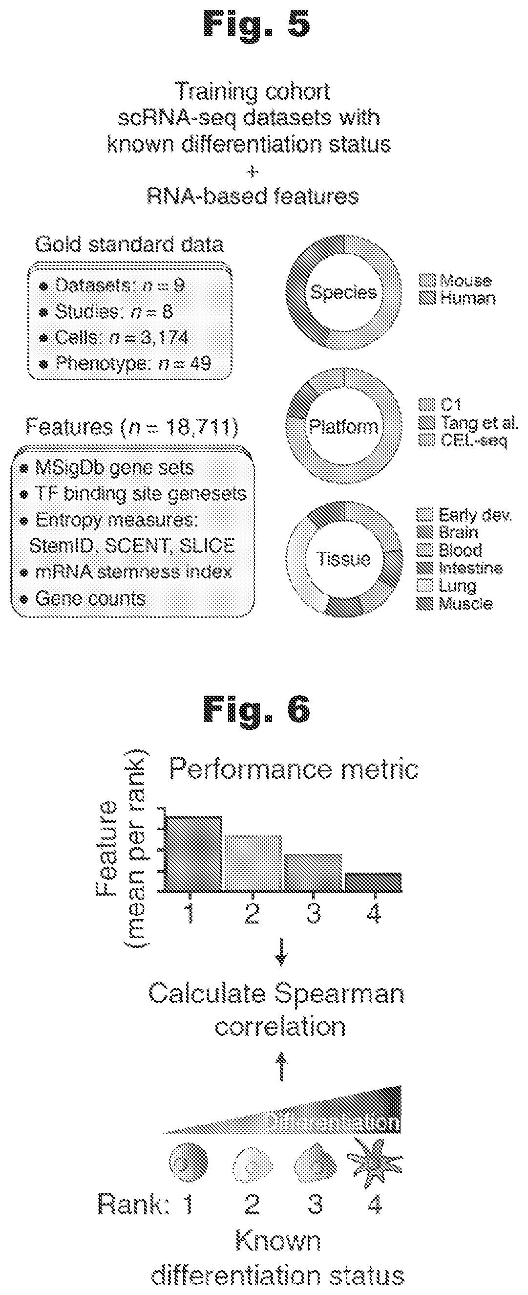 Patent US12460260 Figure 5 – Methods utilizing single cell genetic data for cell population analysis and applications thereof