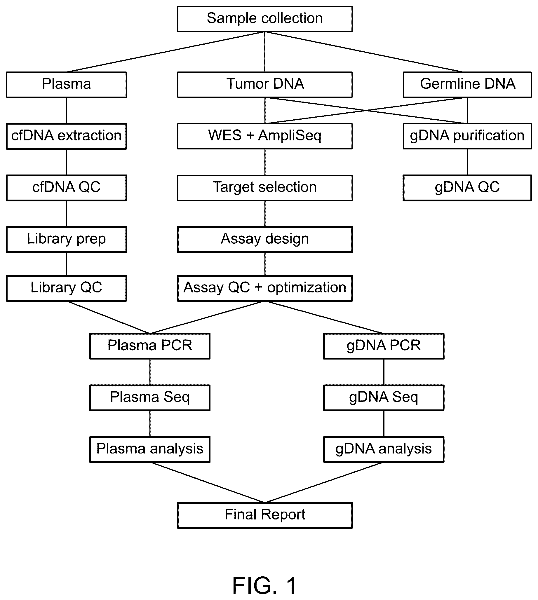 Patent US12460264 Figure 1 – Method of detecting tumour recurrence