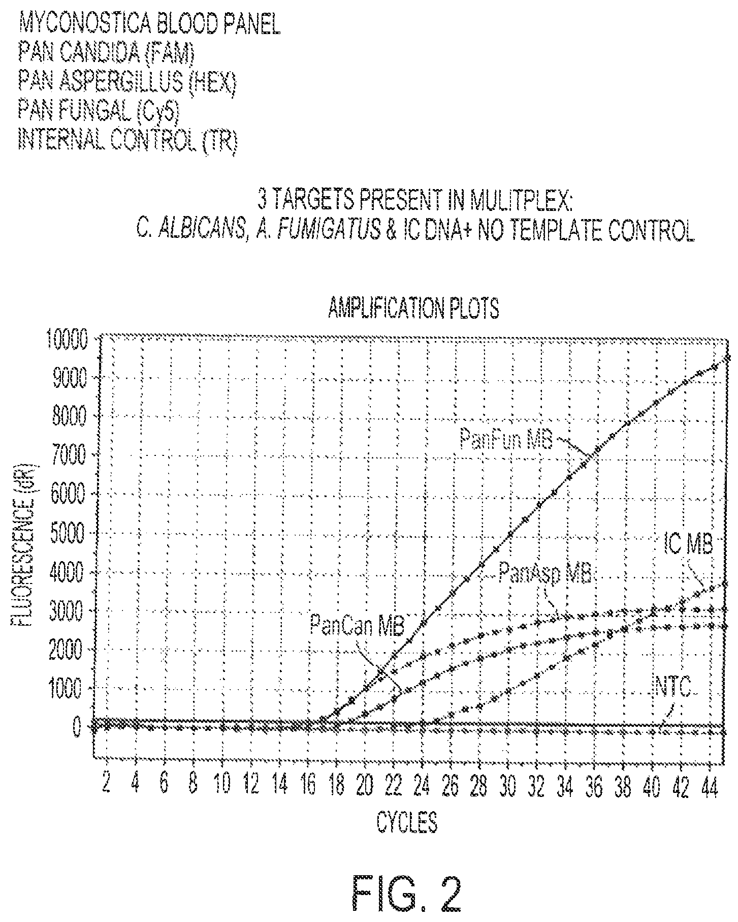 Patent US12460268 Figure 2 – Assays for fungal infection