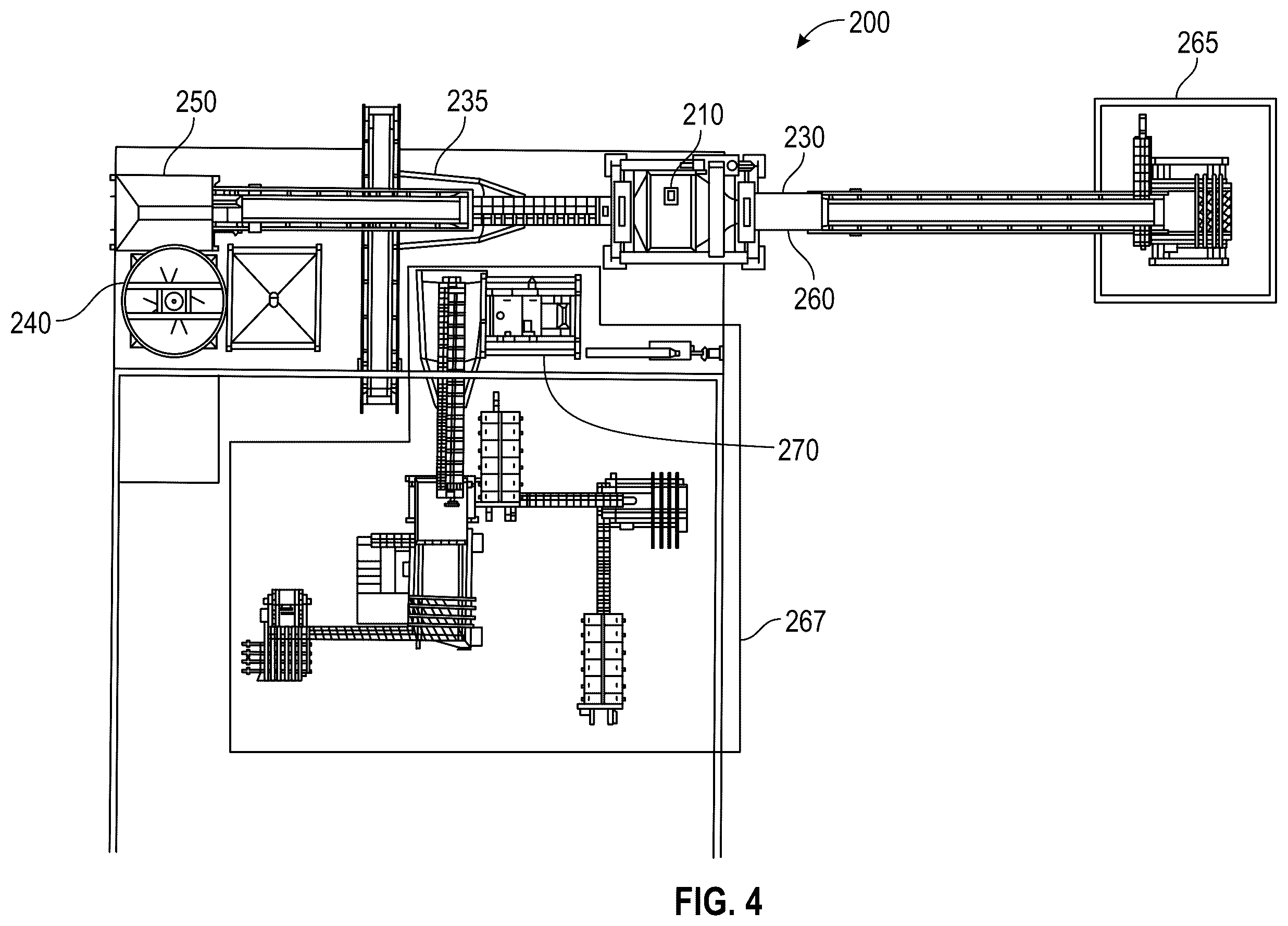 Patent US12460277 Figure 2 – Method, process, and system of using a mill to separate metals from fibrous feedstock