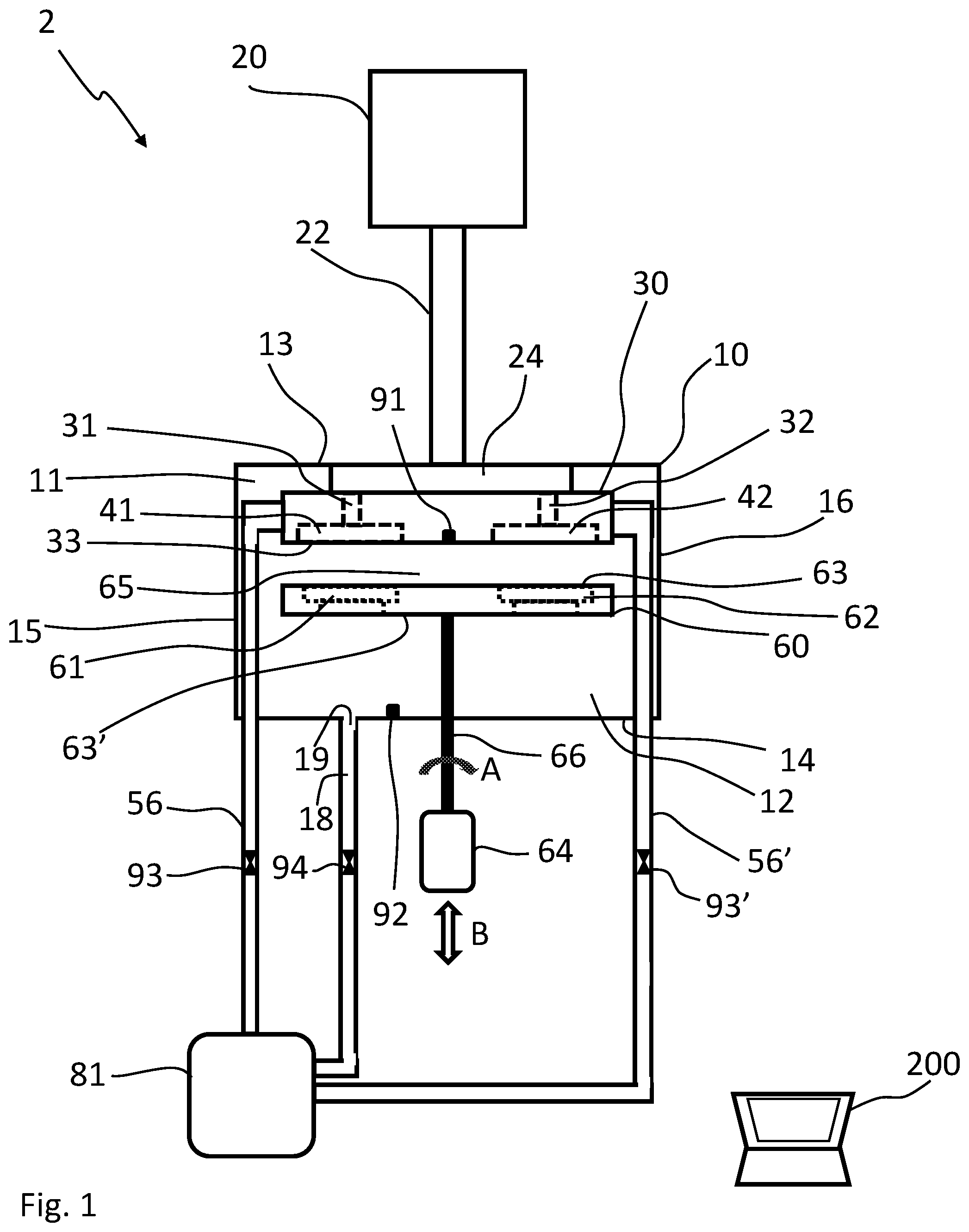 Patent US12460292 — Atomic layer deposition apparatus and a method — Figure 1