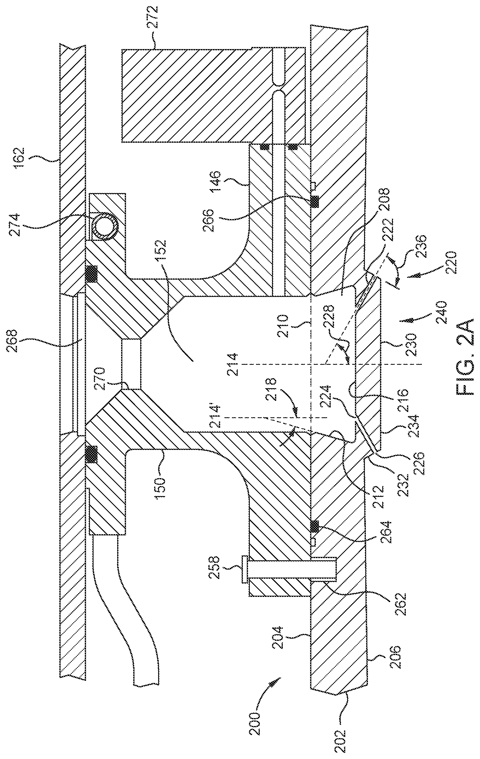 Patent US12460298 Figure 2 – Showerhead design to control stray deposition