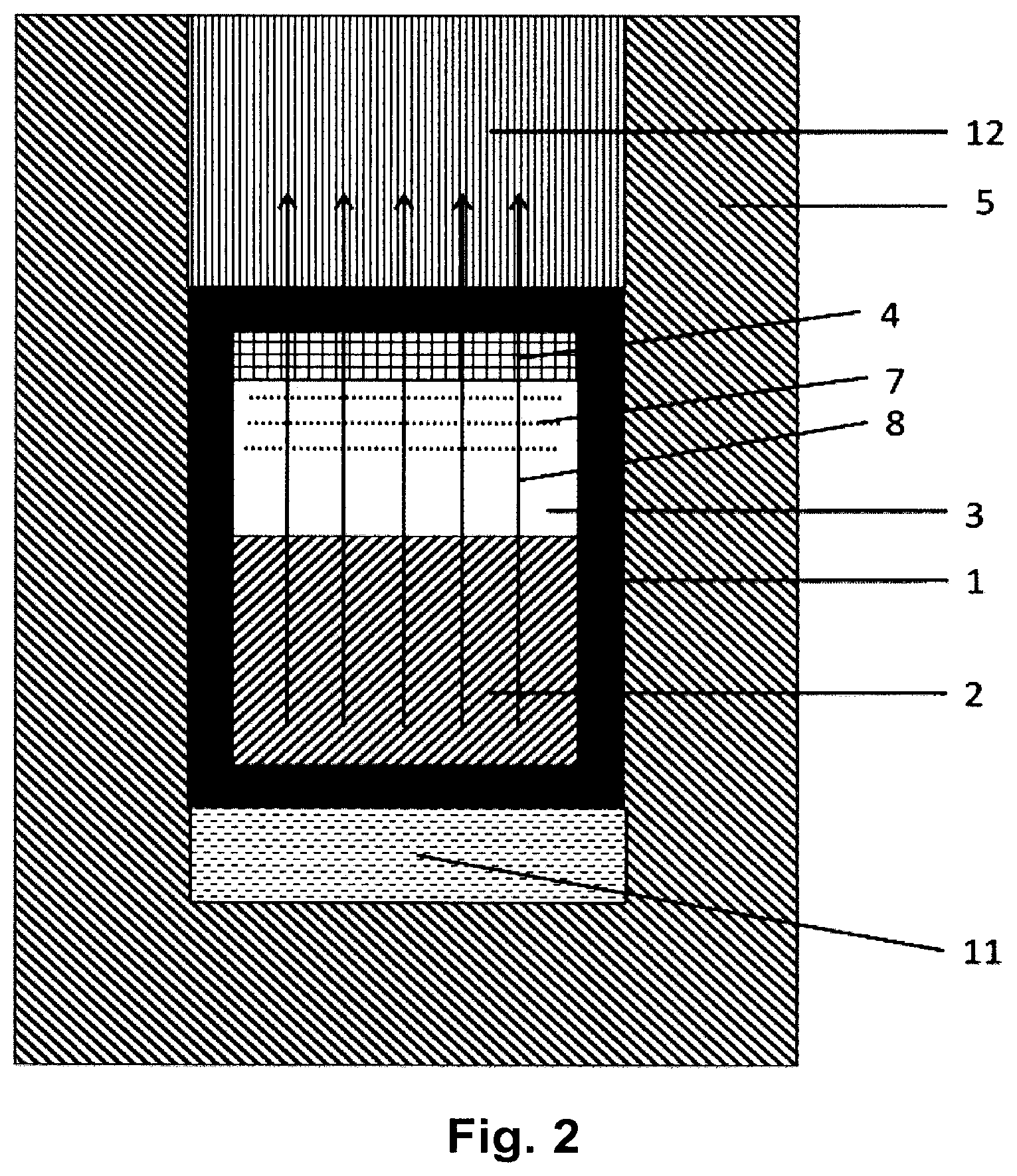 Patent US12460316 Figure 2 – Crystal growing unit for producing a single crystal