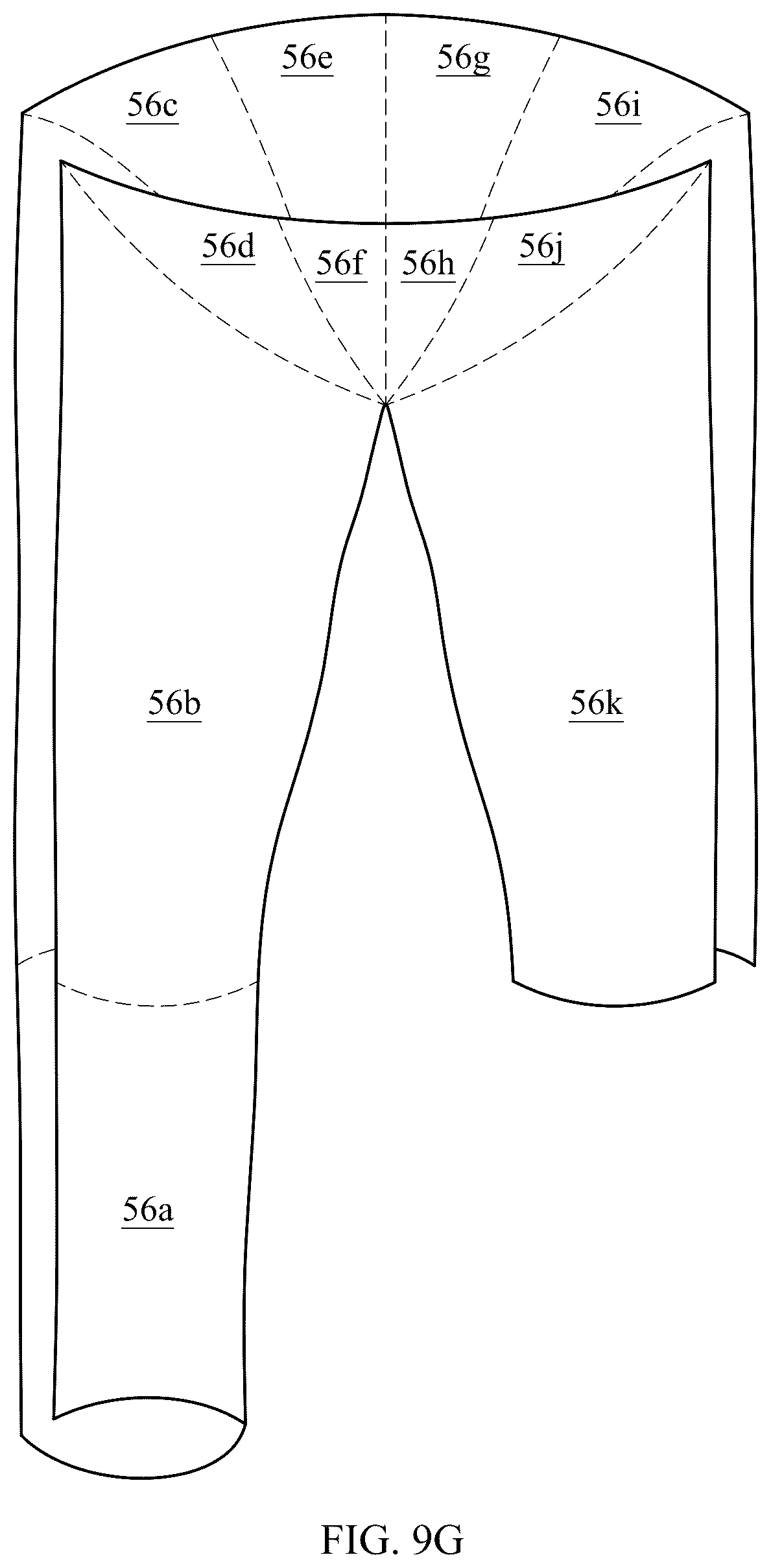 Patent US12460326 Figure 15 – One-piece knitted article for lower portion of human body and methods for knitting same