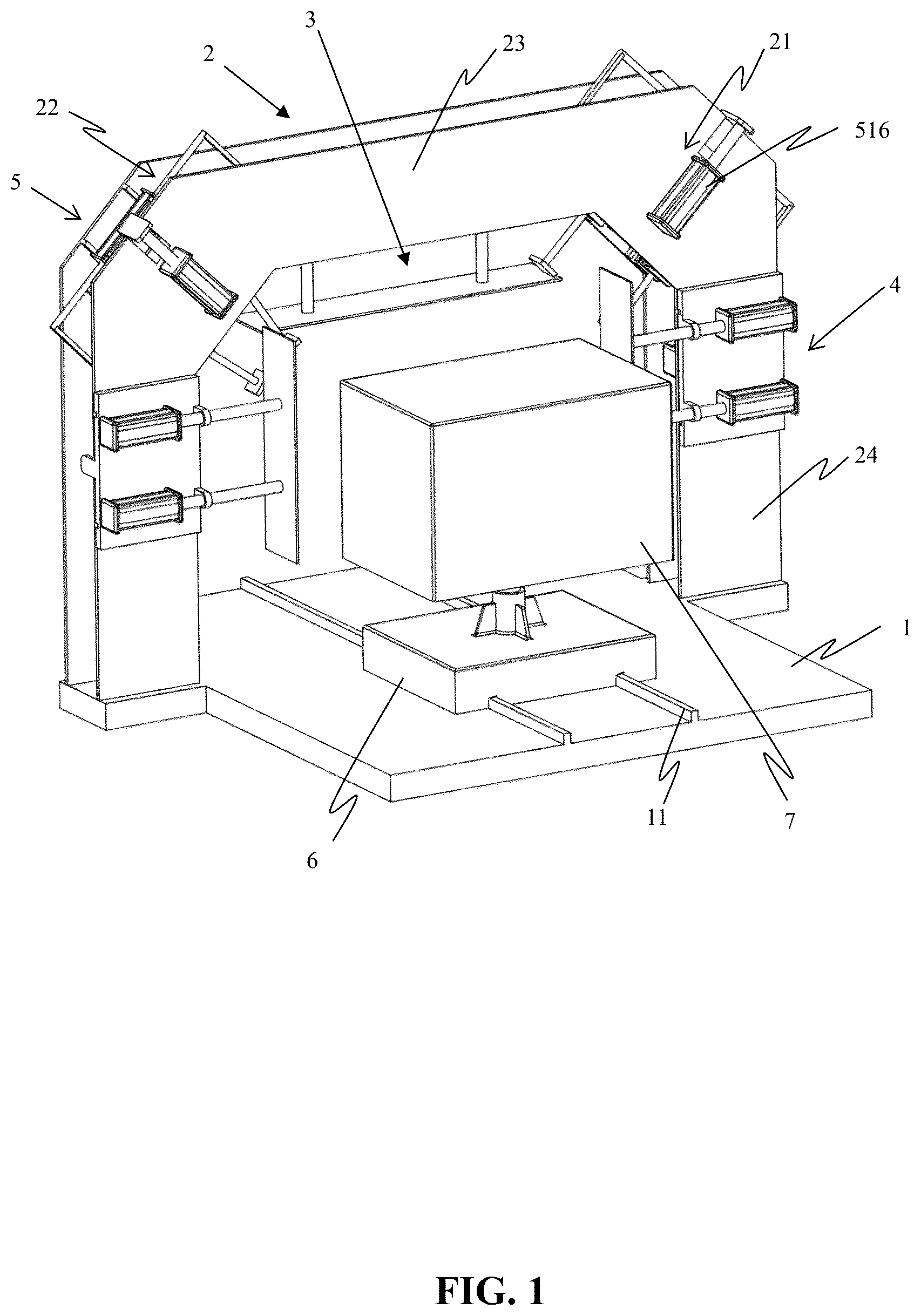 Patent US12460331 Figure 1 – Right-angle needle-punching mechanisms and needle-punching devices