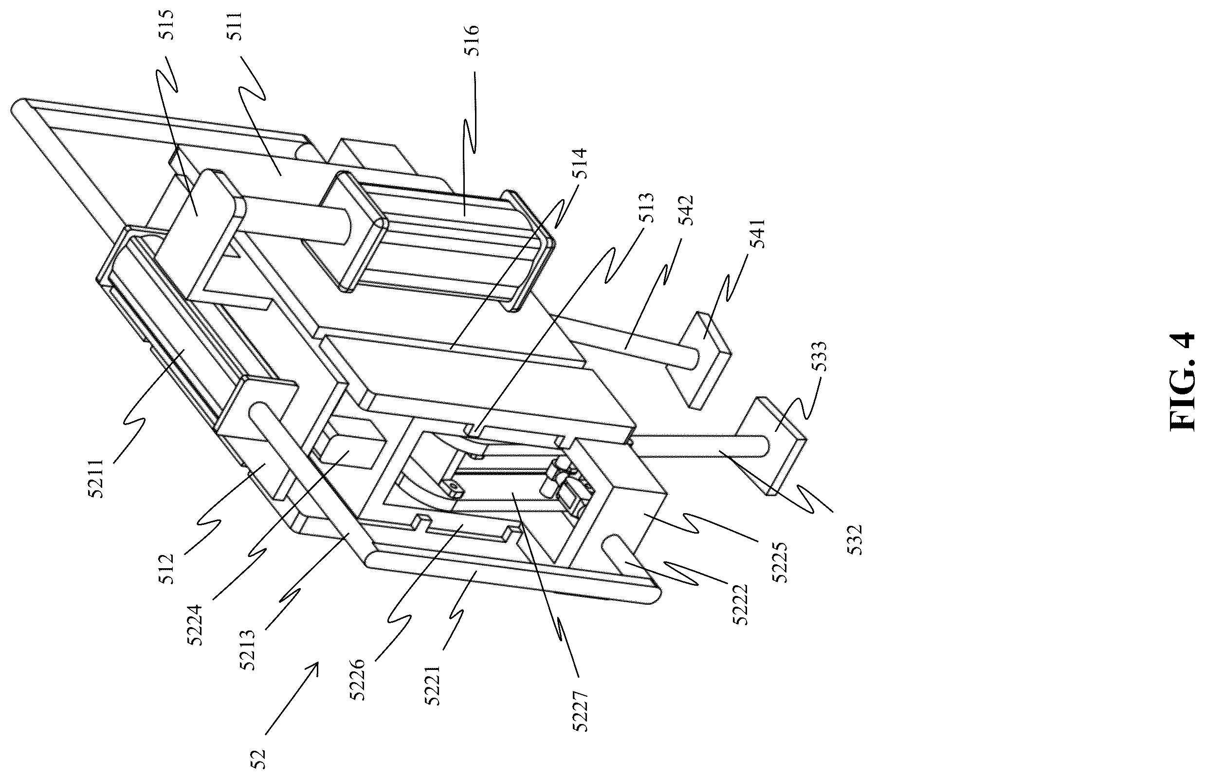 Patent US12460331 Figure 4 – Right-angle needle-punching mechanisms and needle-punching devices