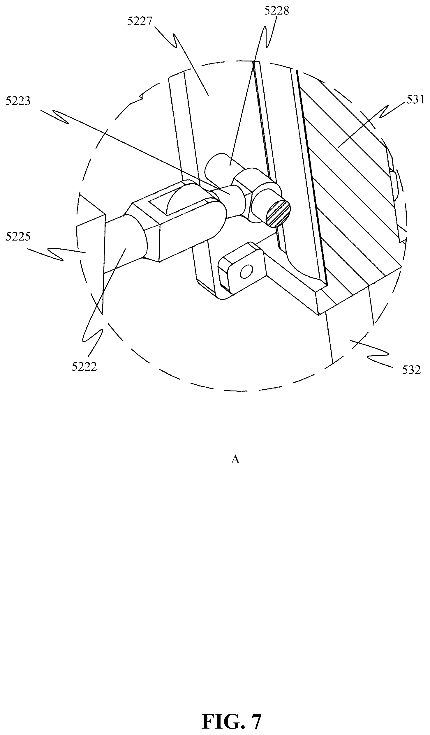 Patent US12460331 Figure 7 – Right-angle needle-punching mechanisms and needle-punching devices
