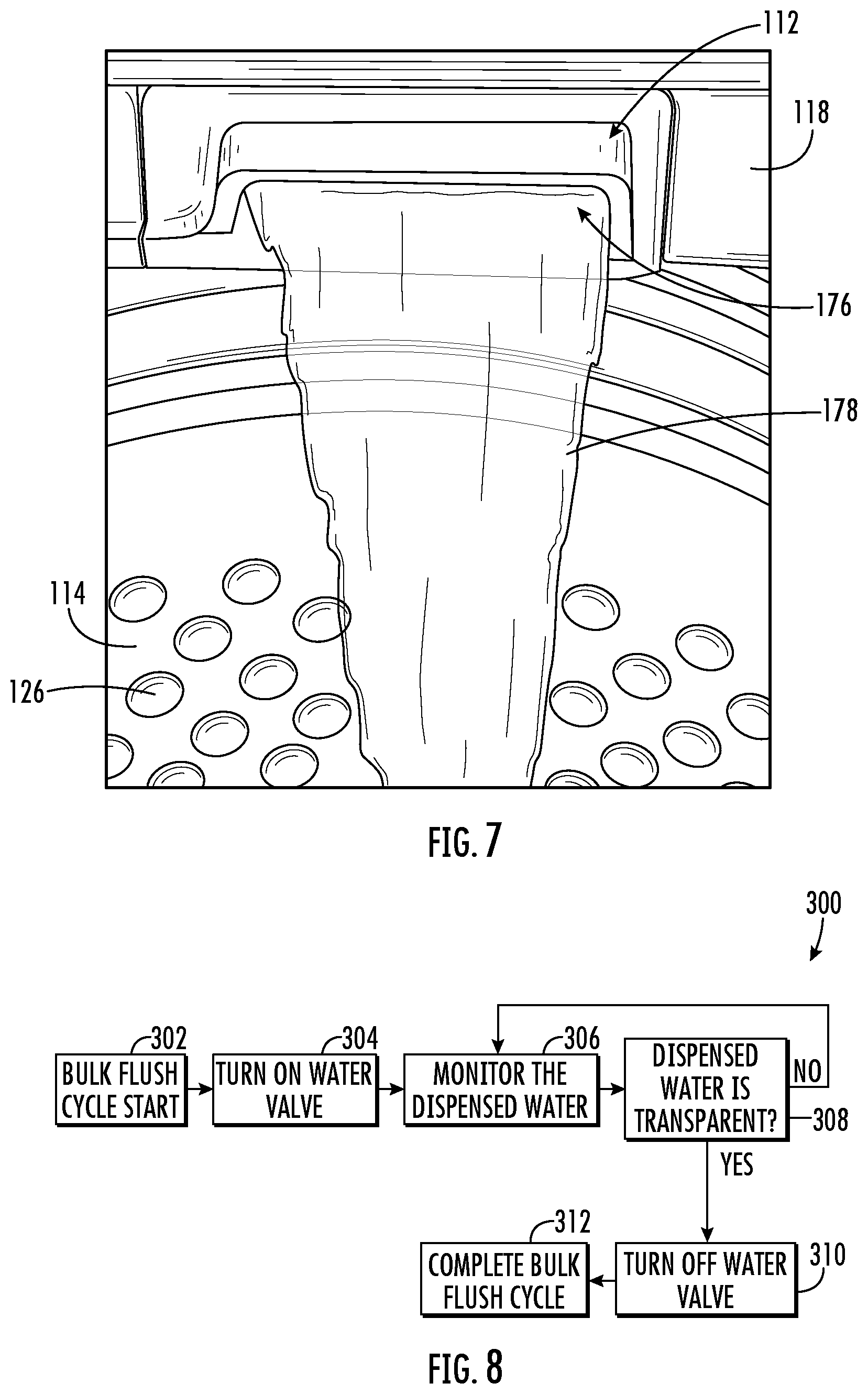 Patent US12460336 Figure 6 – Systems and methods for using artificial intelligence to perform a bulk flush process in a washing machine appliance