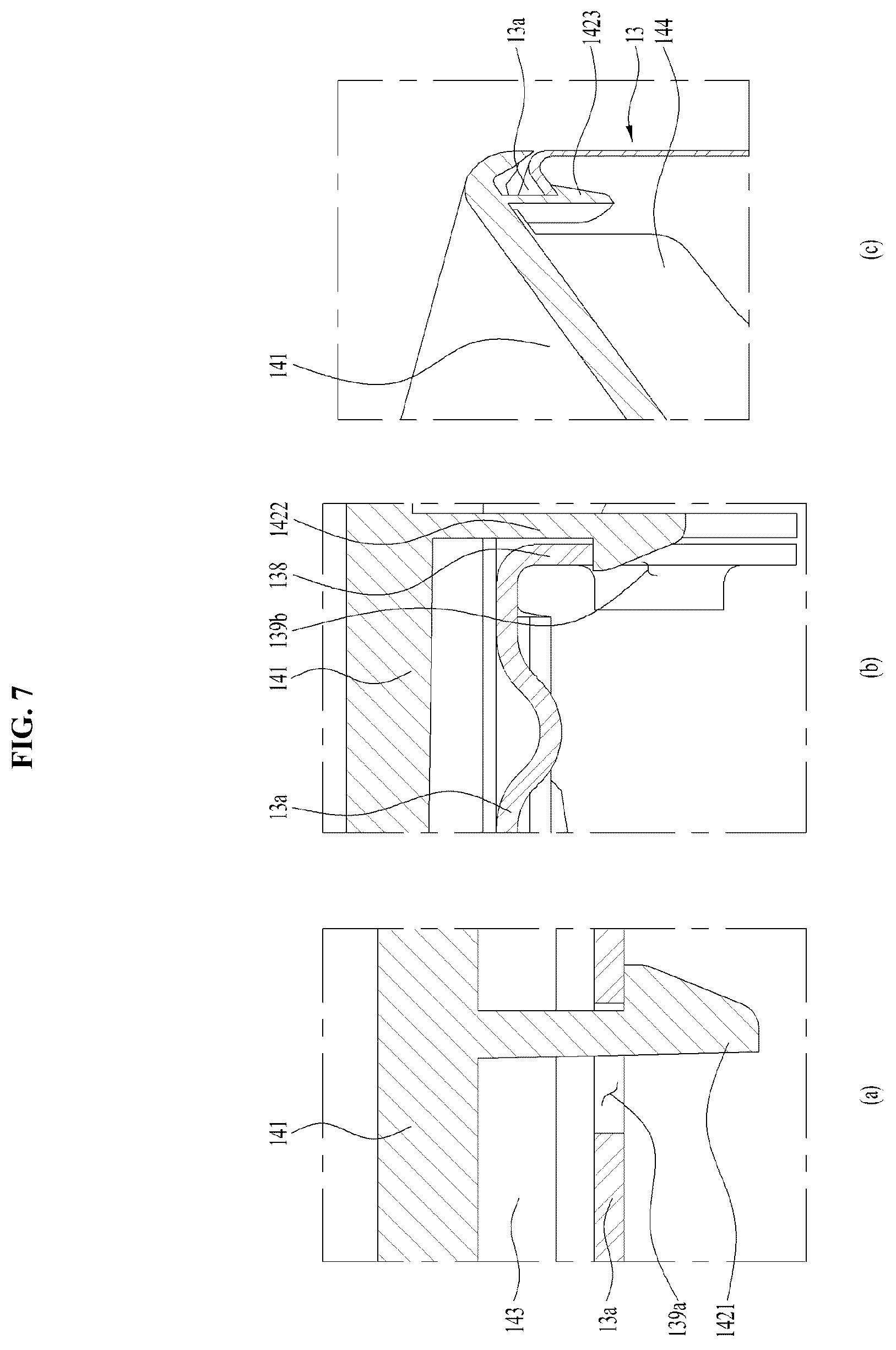 Patent US12460342 Figure 7 – Clothes treatment apparatus
