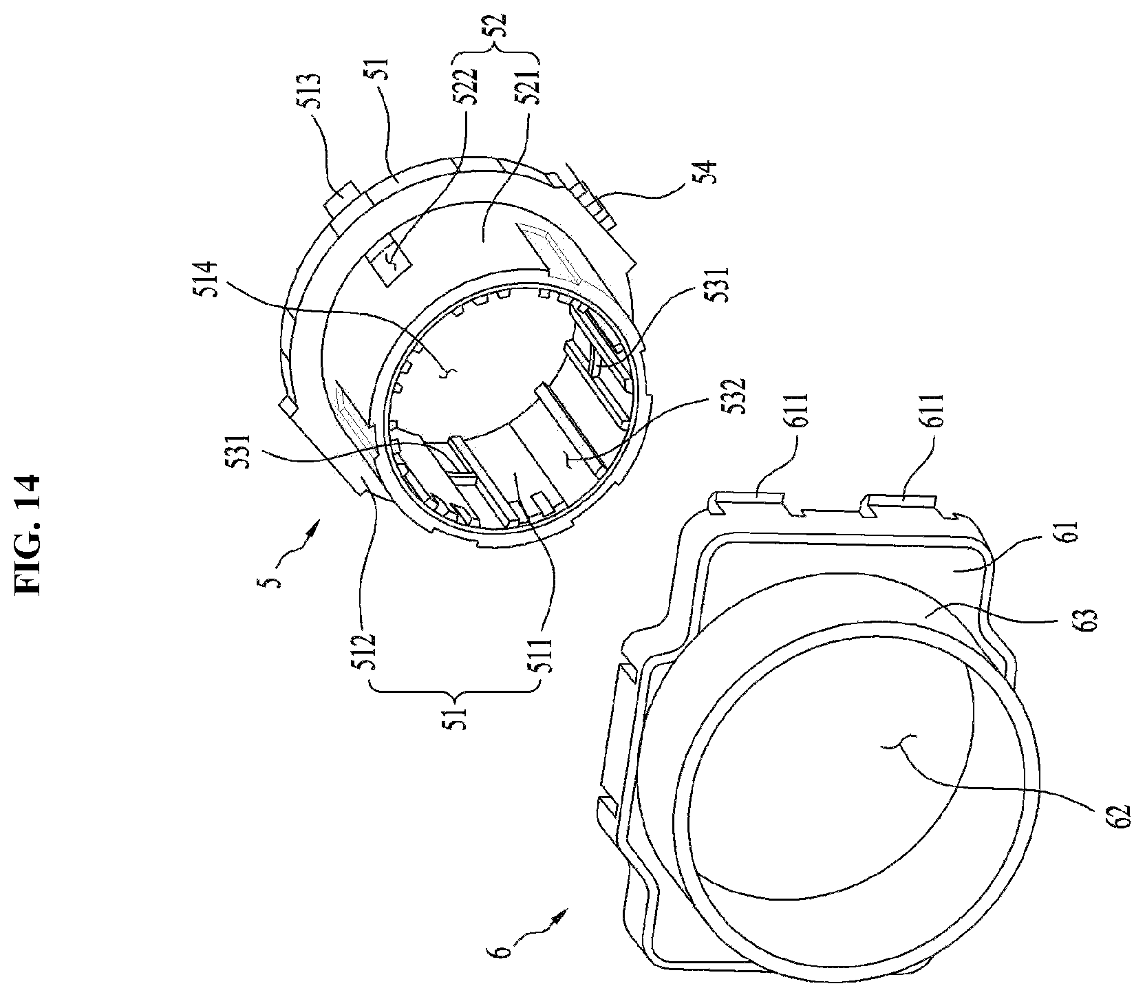 Patent US12460342 Figure 14 – Clothes treatment apparatus