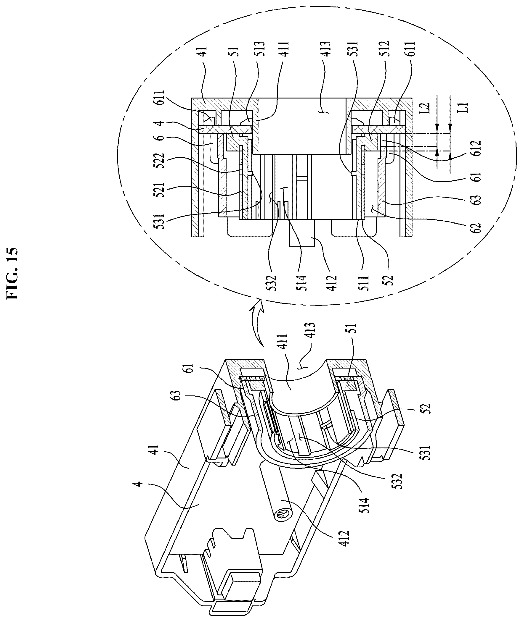 Patent US12460342 Figure 15 – Clothes treatment apparatus