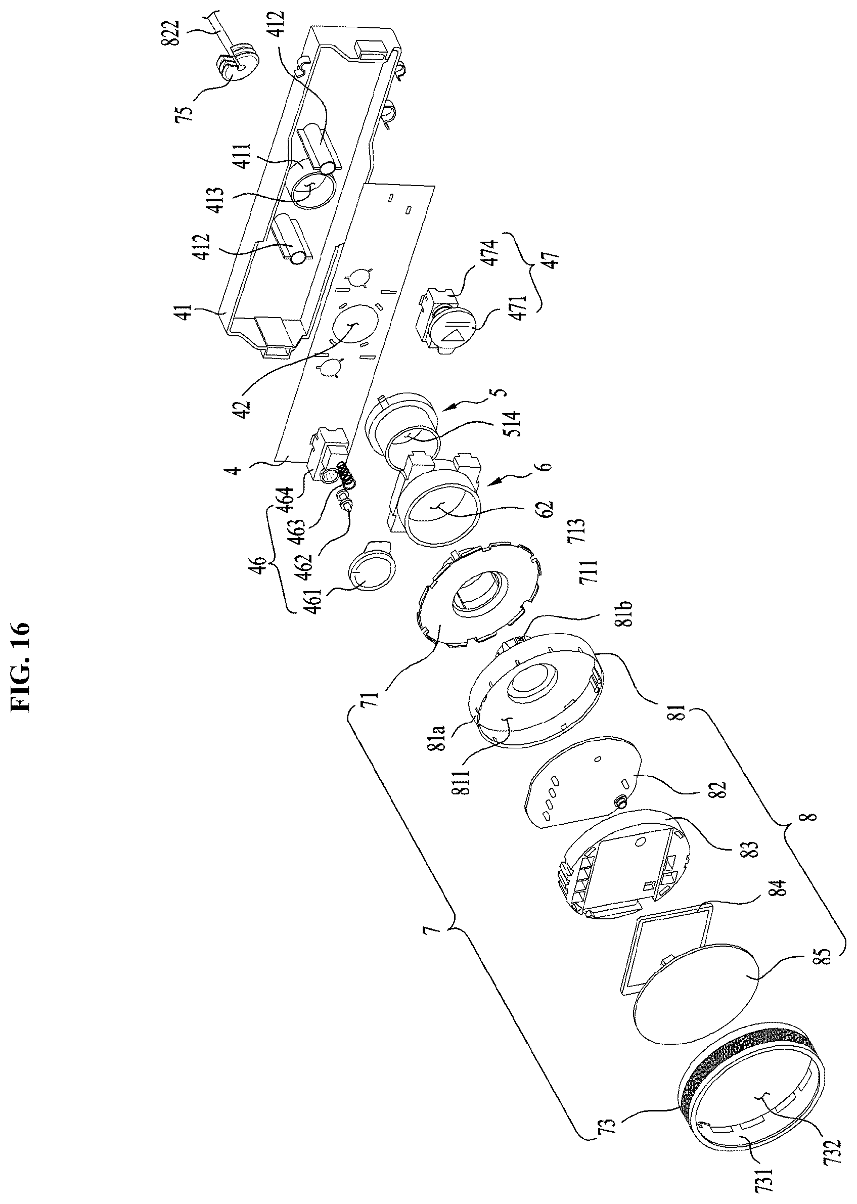 Patent US12460342 Figure 16 – Clothes treatment apparatus