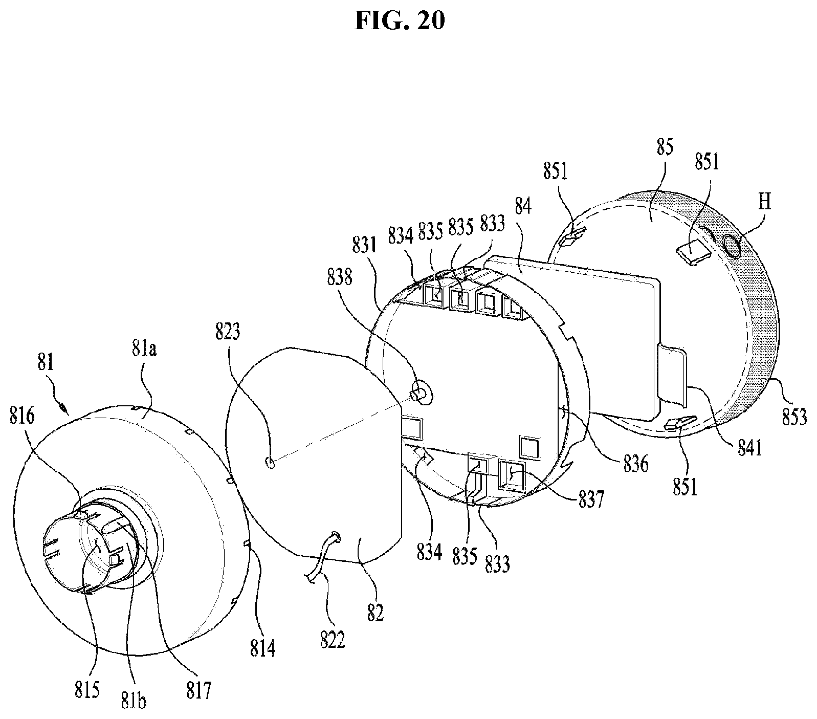 Patent US12460342 Figure 20 – Clothes treatment apparatus