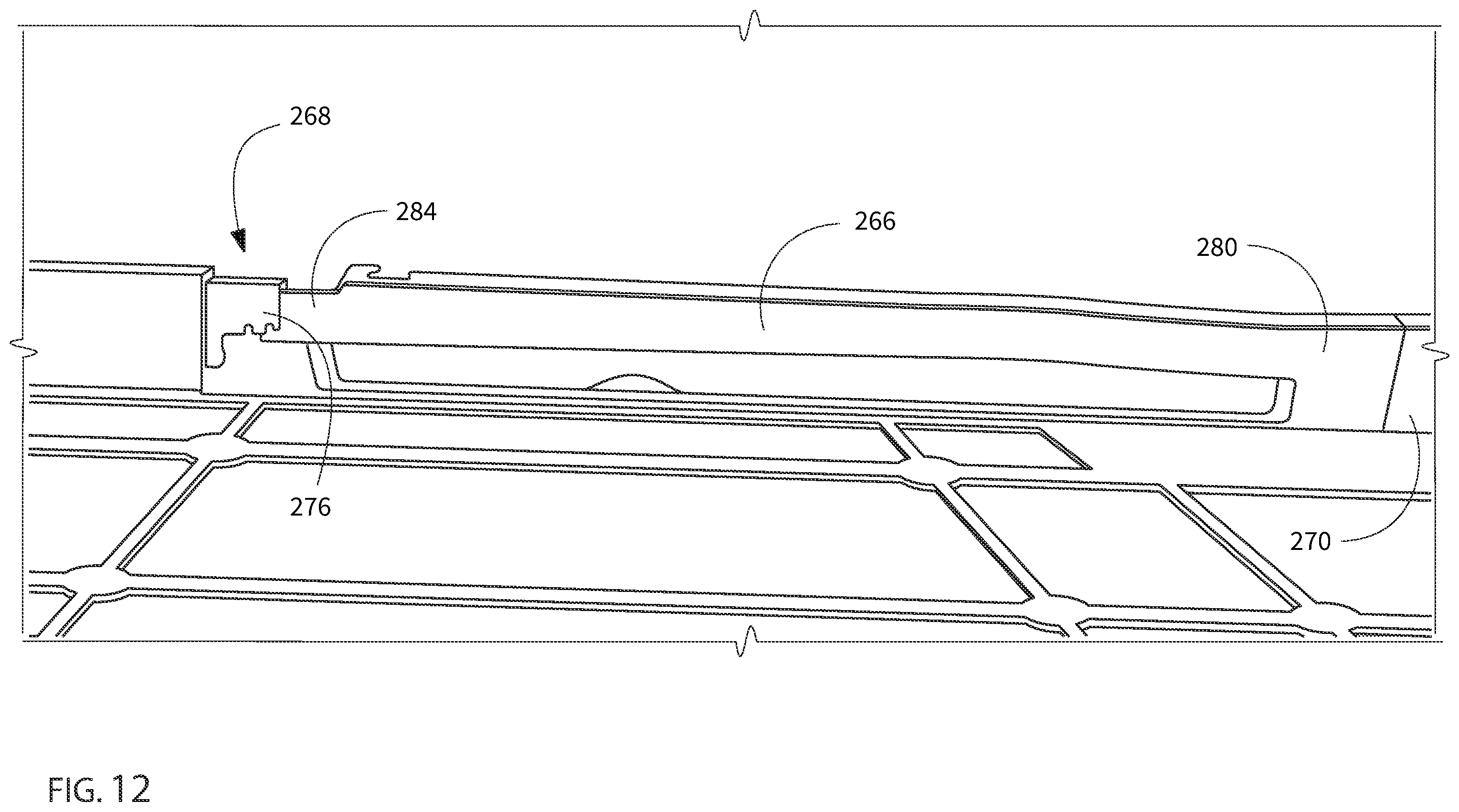 Patent US12460343 Figure 12 – Laundry appliance filter assembly retention latch