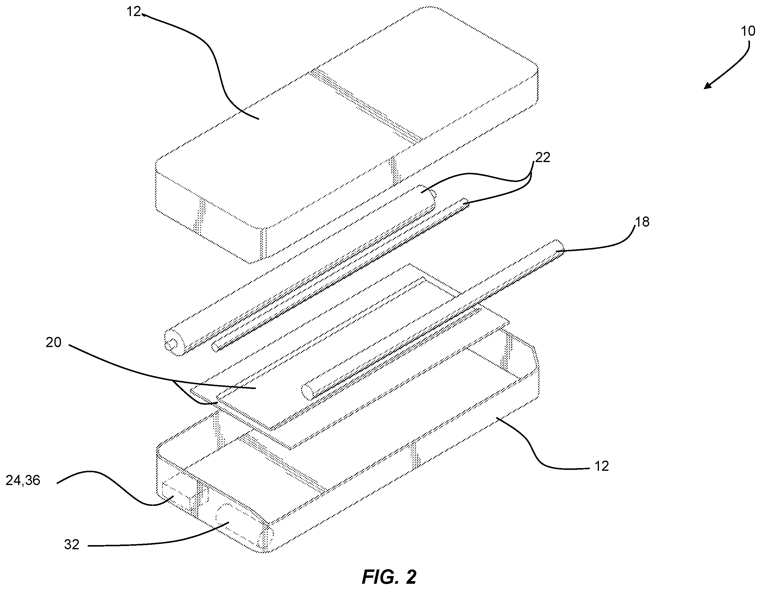Patent US12460344 Figure 2 – Automatic ironing apparatus