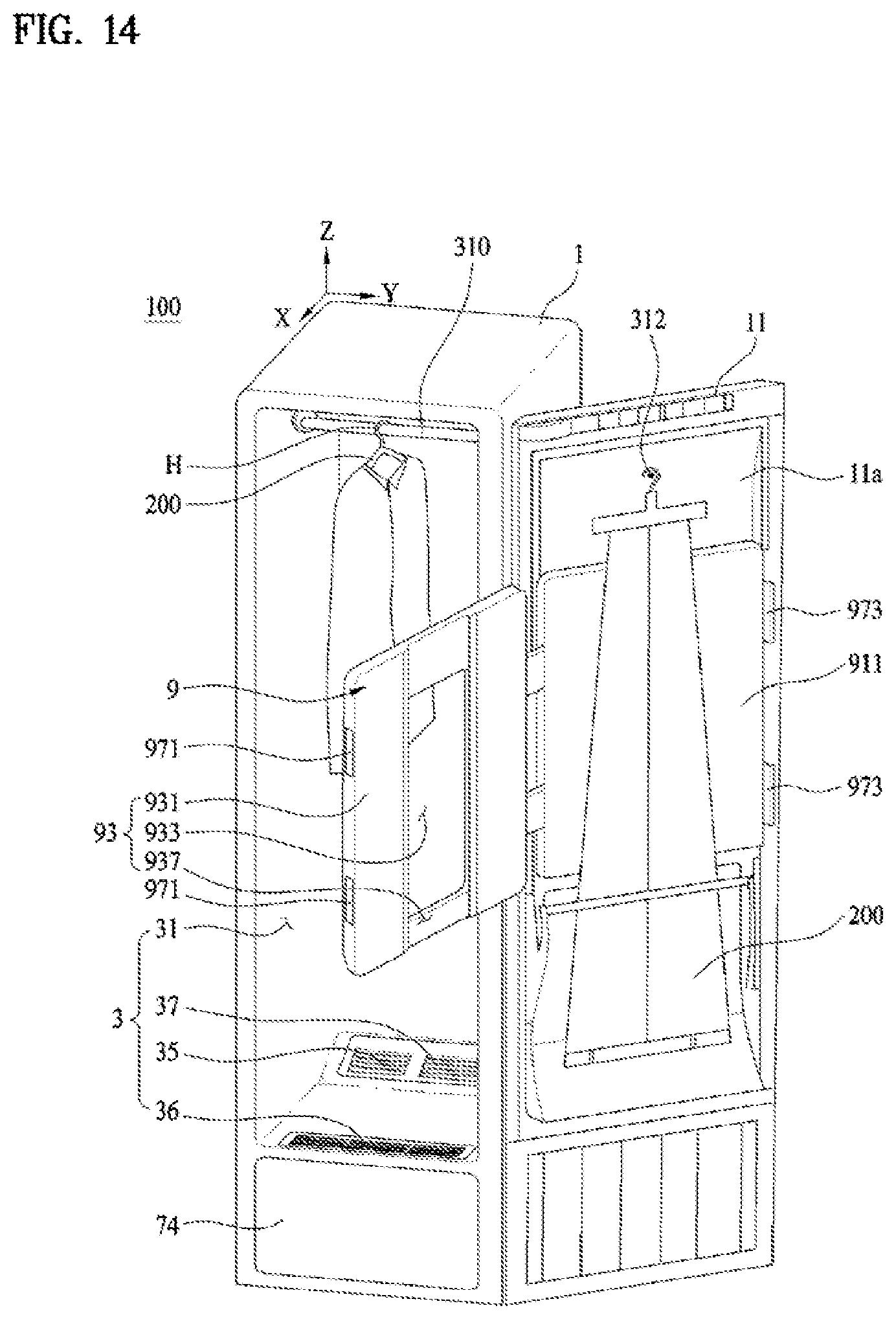 Patent US12460345 Figure 15 – Laundry treating apparatus