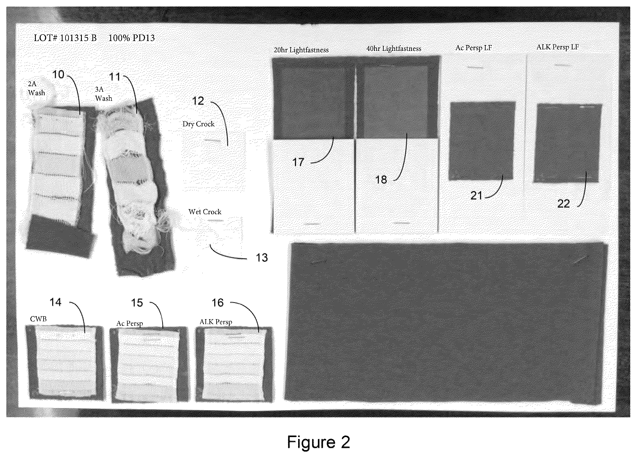 Patent US12460348 Figure 2 – Polyester composition with improved dyeing properties