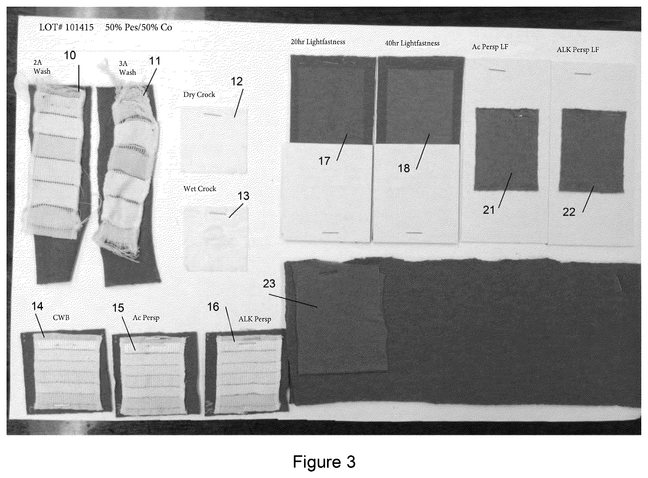 Patent US12460348 Figure 3 – Polyester composition with improved dyeing properties