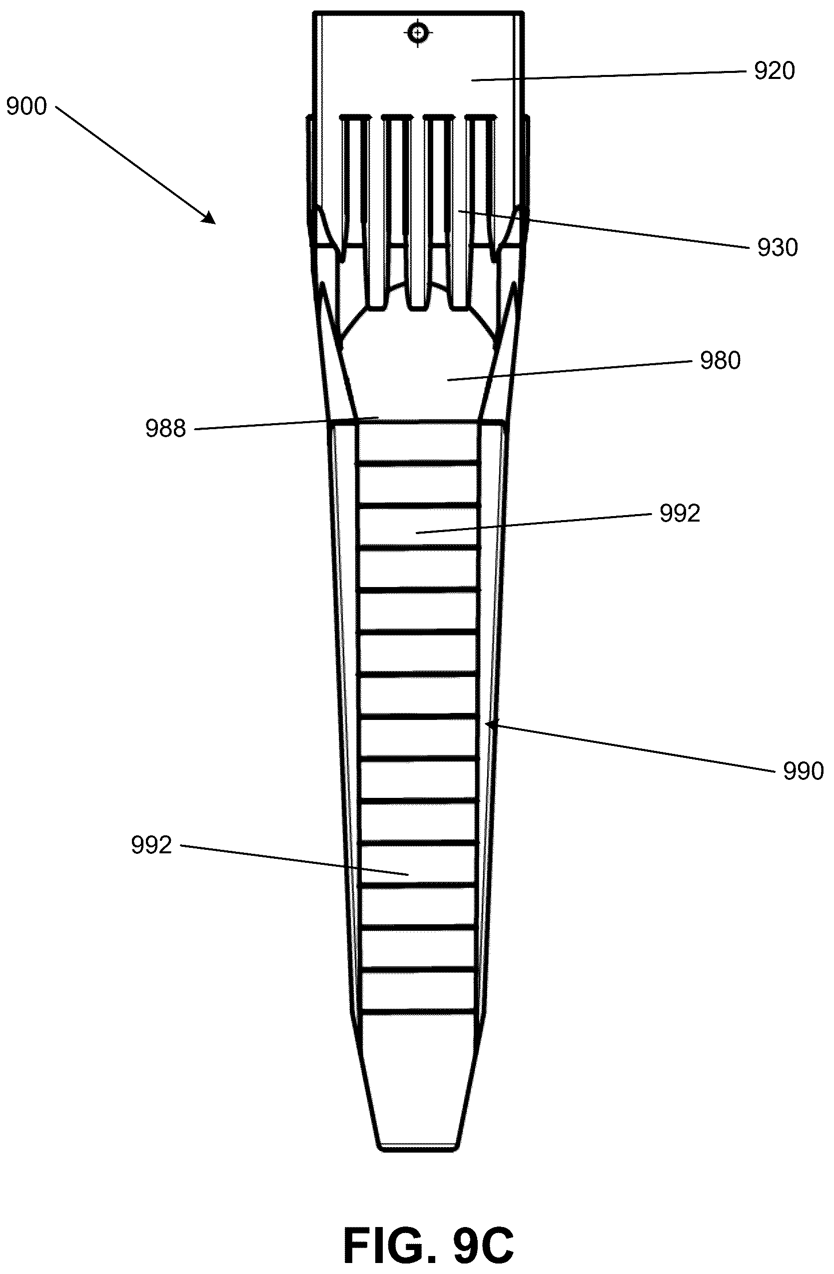 Patent US12460355 Figure 19 – Railroad spike stabilizer for railroad and construction applications