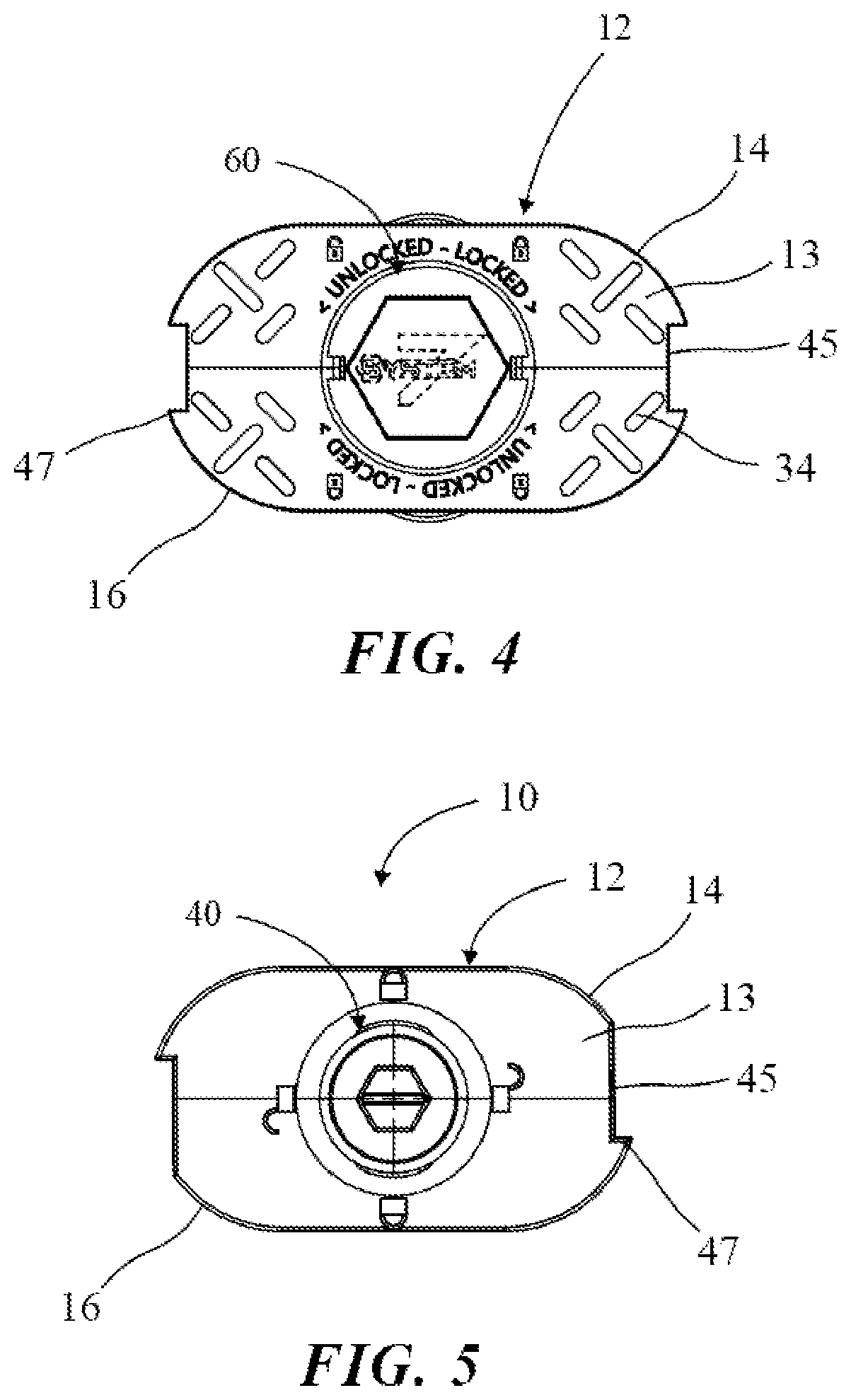Patent US12460356 Figure 3 – Fastening device system