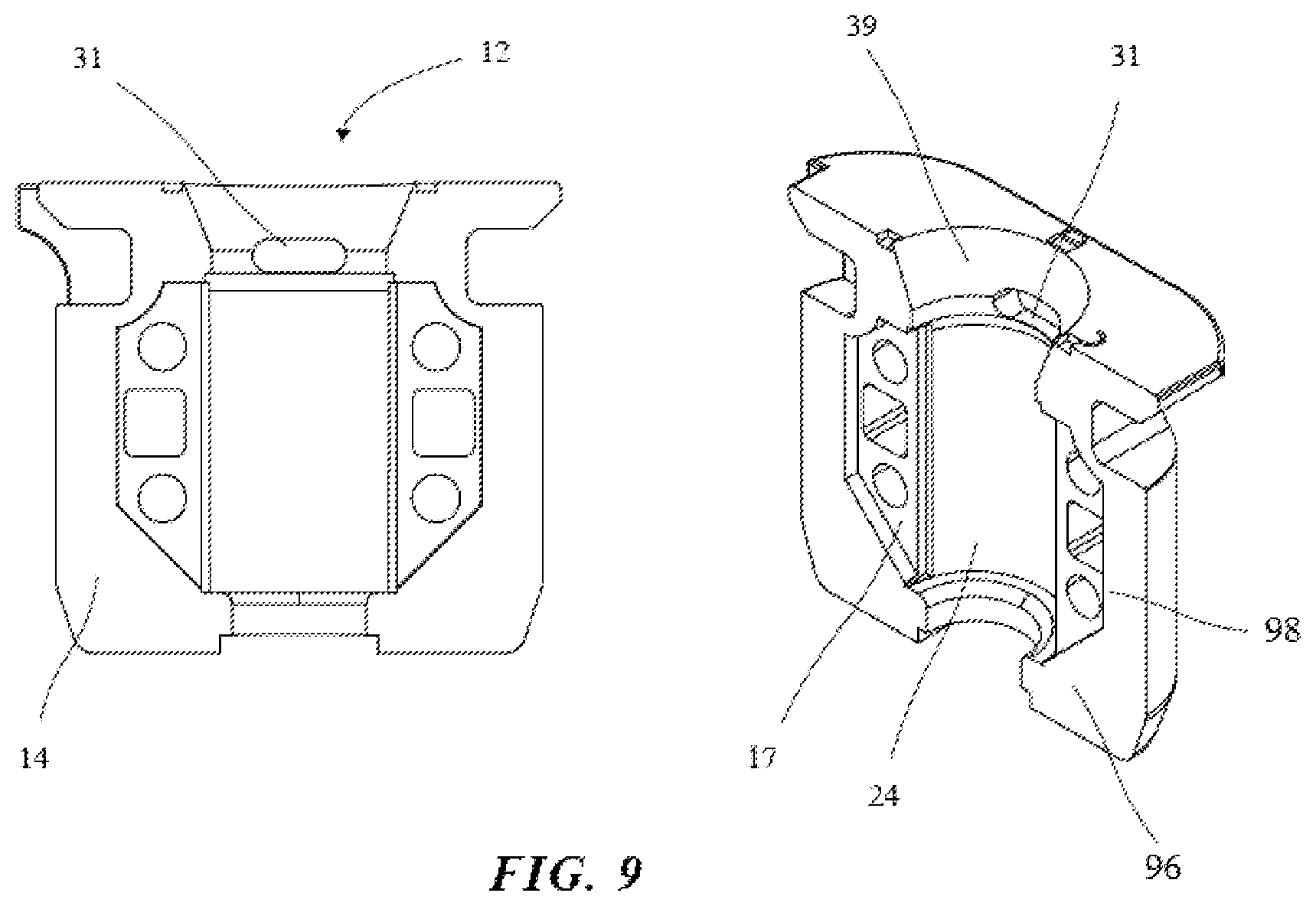 Patent US12460356 Figure 6 – Fastening device system