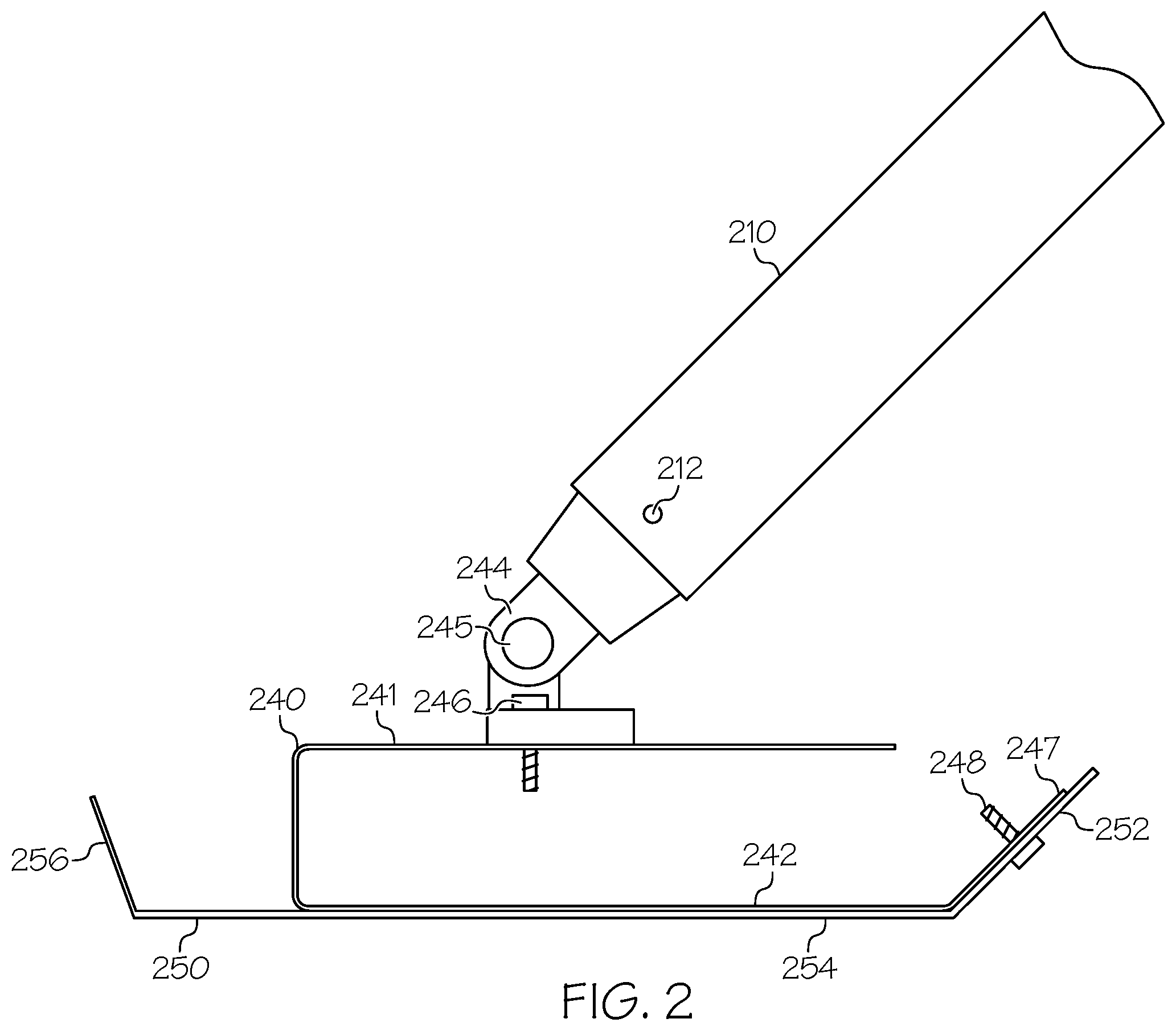 Patent US12460358 Figure 2 – Multi-purpose vibratory concrete tool