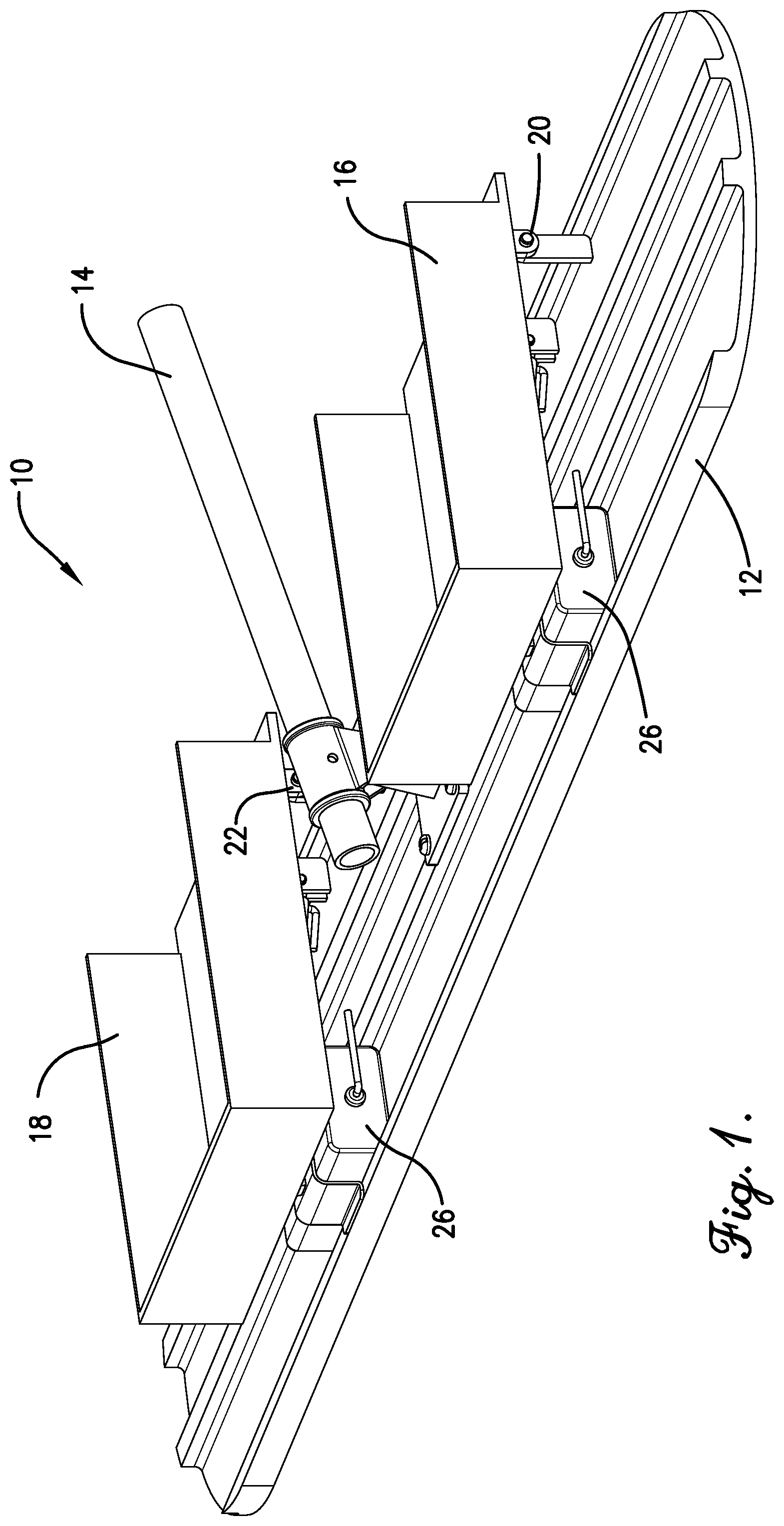 Patent US12460359 Figure 1 – Concrete finishing tool