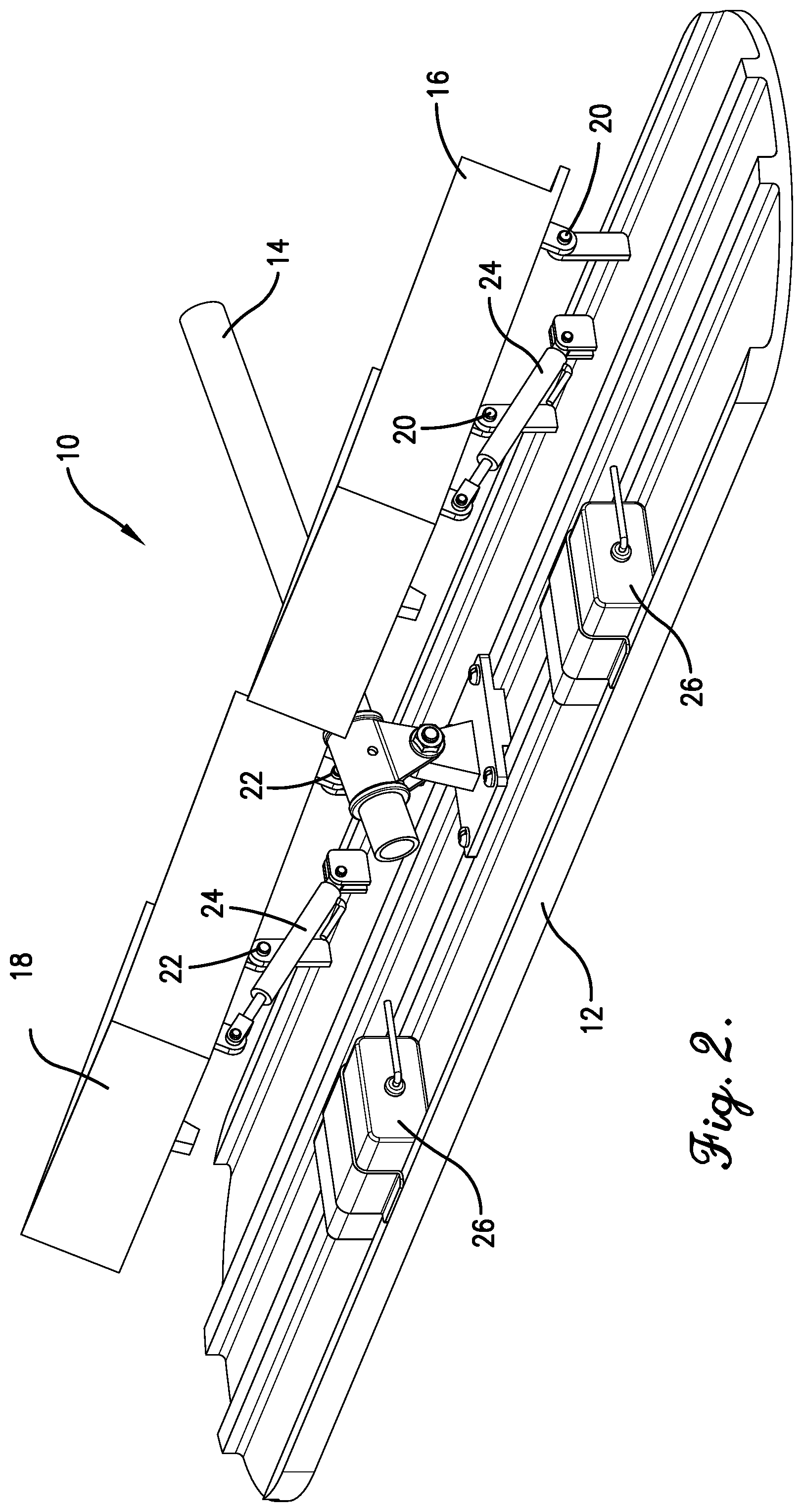 Patent US12460359 Figure 2 – Concrete finishing tool