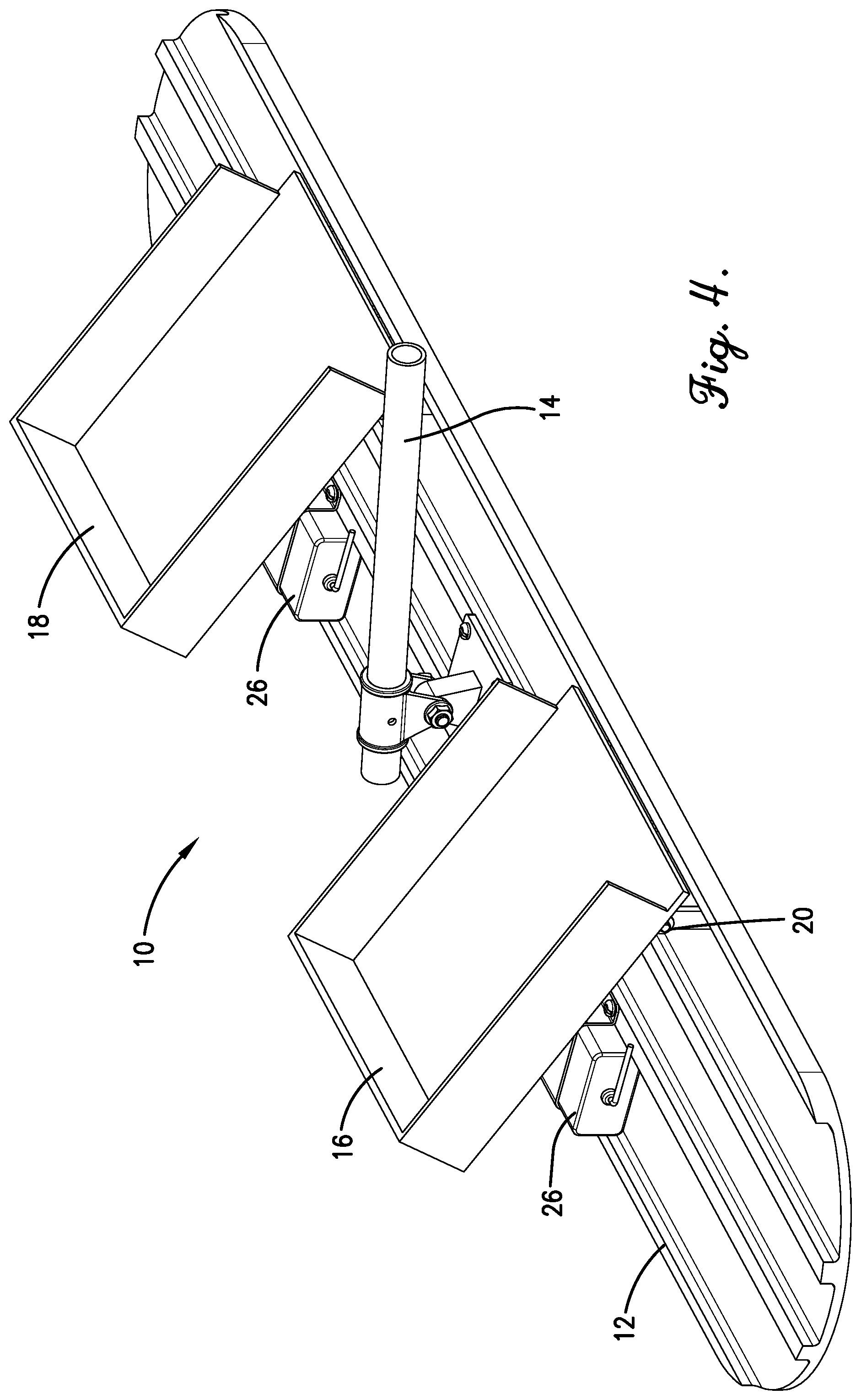 Patent US12460359 Figure 4 – Concrete finishing tool