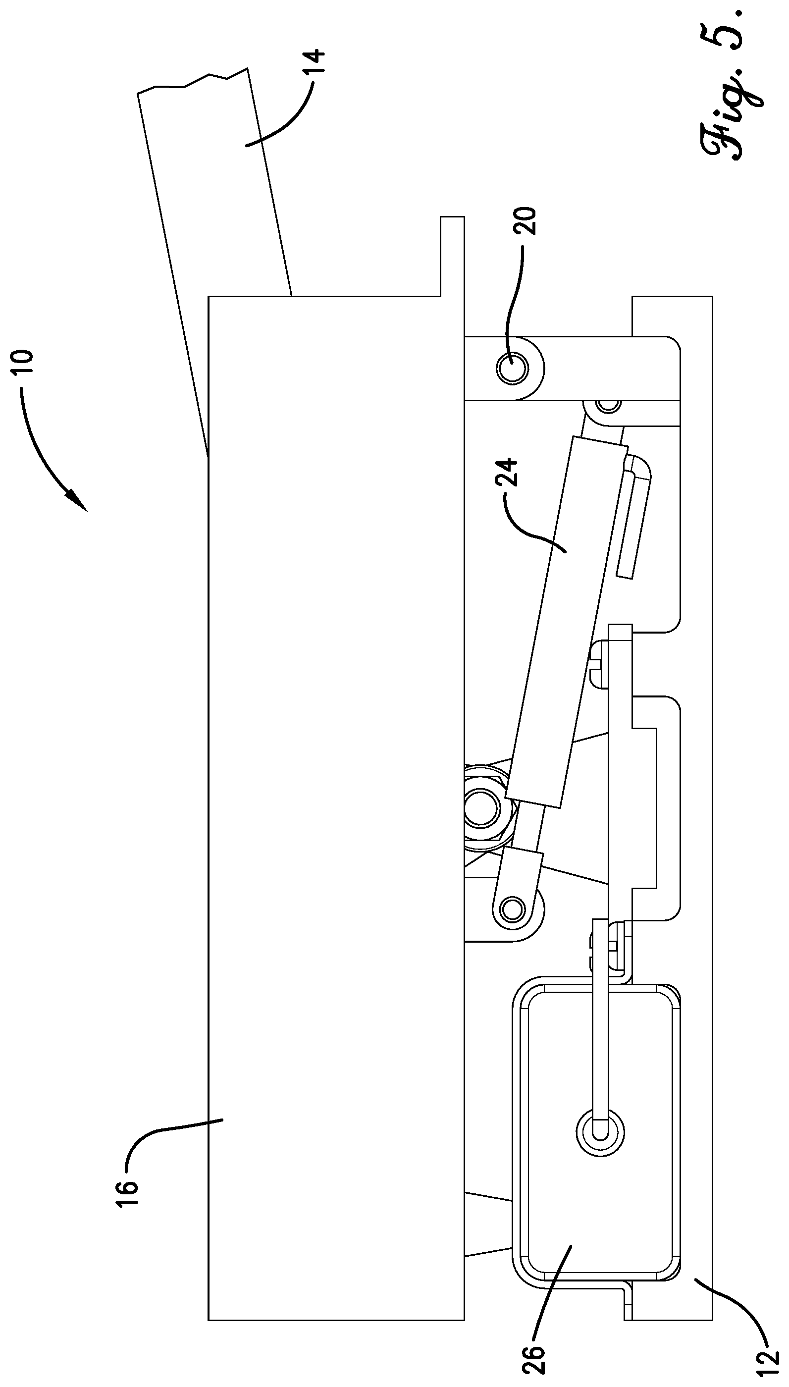 Patent US12460359 Figure 5 – Concrete finishing tool