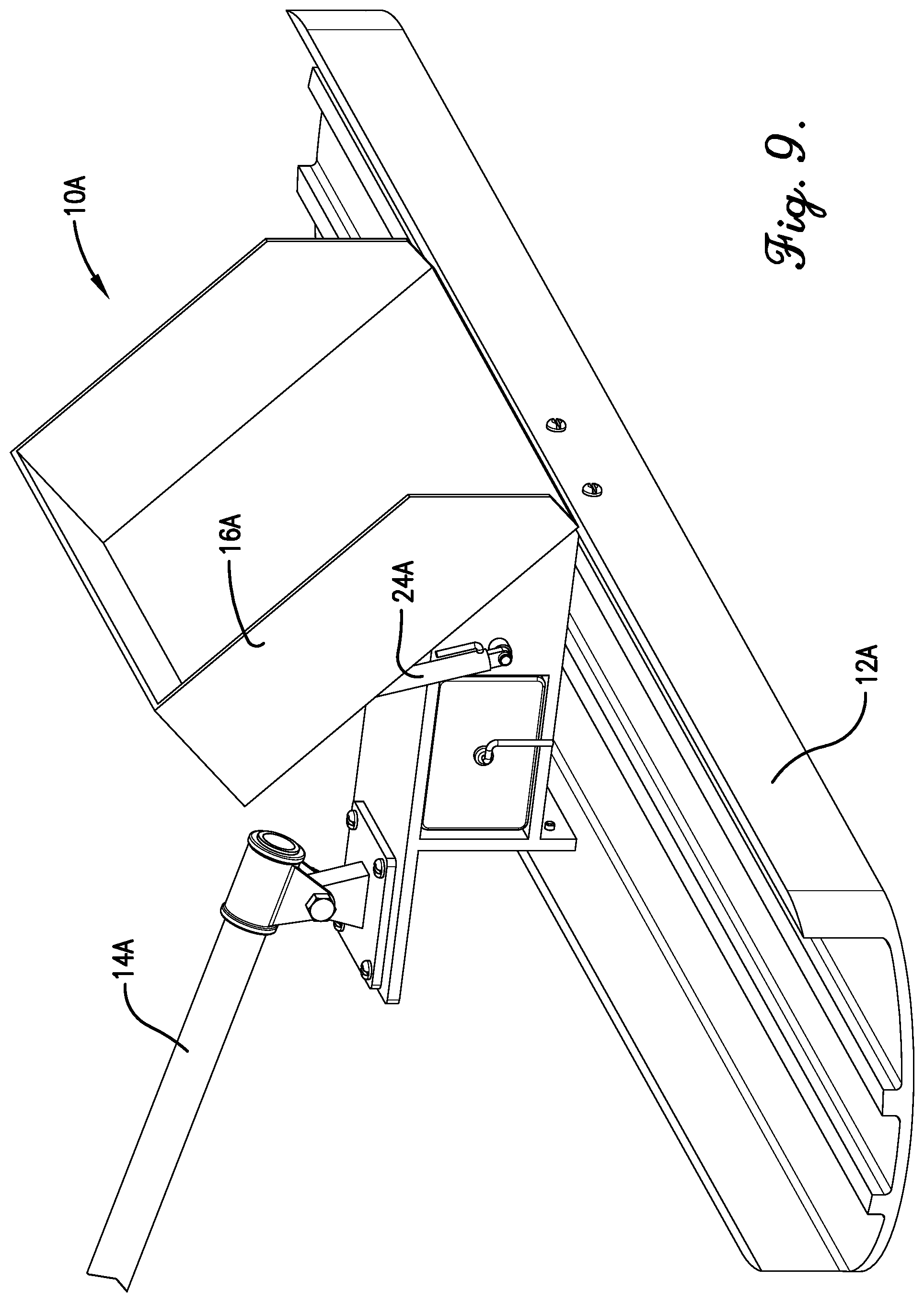 Patent US12460359 Figure 9 – Concrete finishing tool