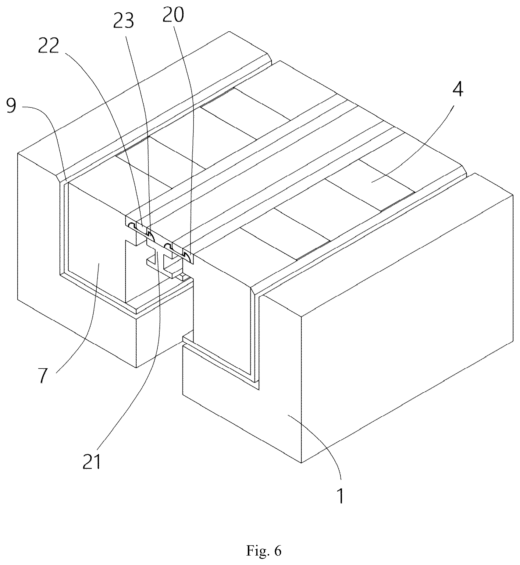 Patent US12460360 Figure 6 – Bridge expansion joint structure and construction method thereof