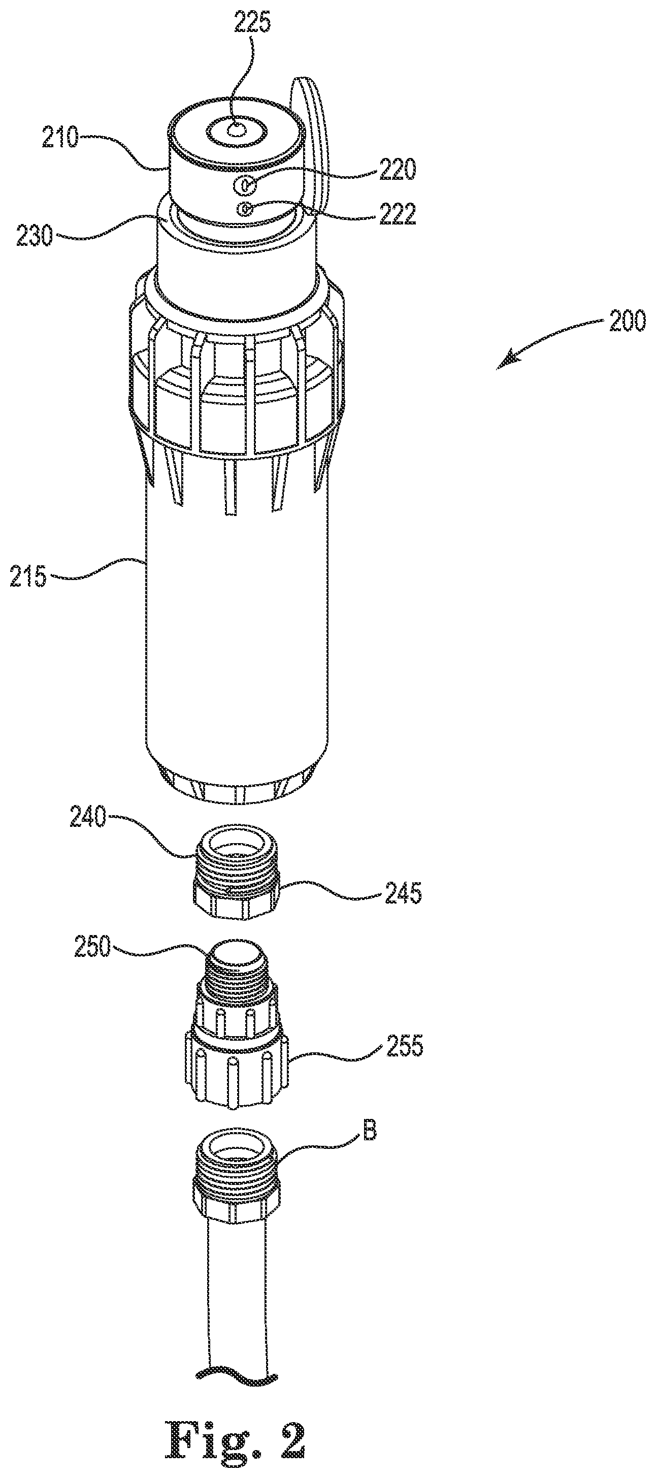 Patent US12460361 Figure 2 – Portable ice rink sprinkler