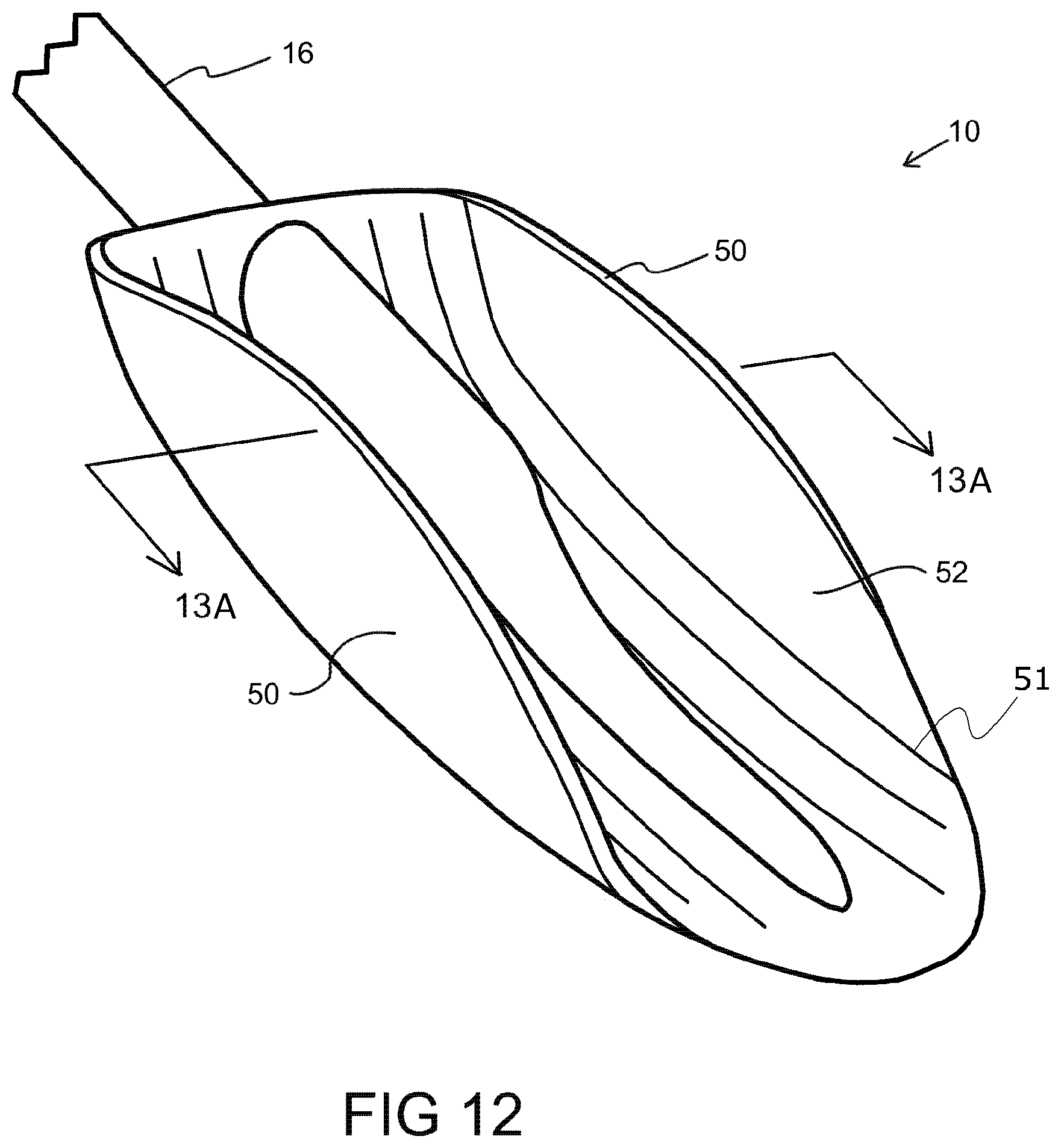 Patent US12460362 Figure 11 – Snow oar for manually clearing snow and ice