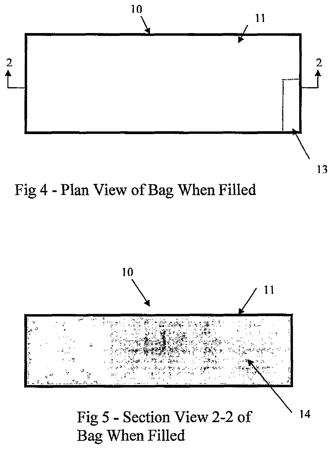 Patent US12460363 Figure 3 – Absorbent bags for barriers