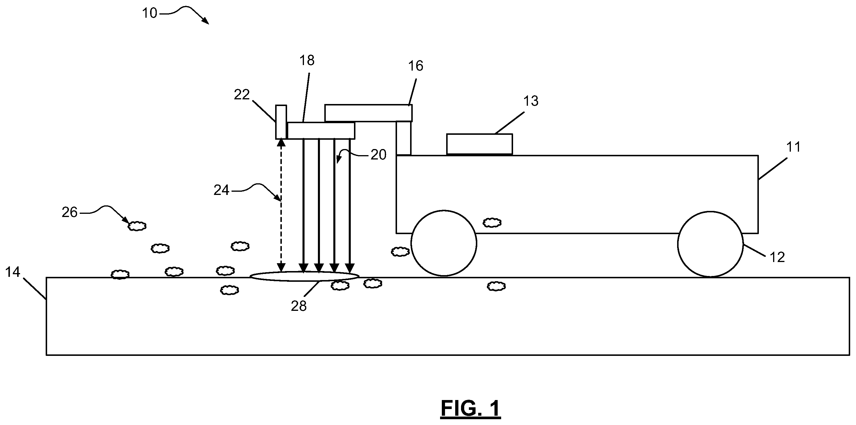 Patent US12460365 Figure 1 – Emitter array for a lunar rover