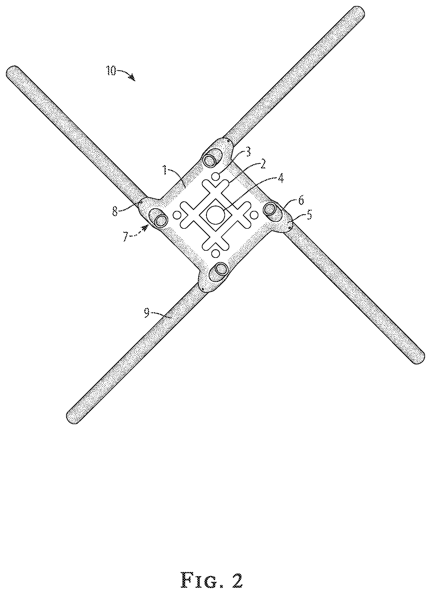 Patent US12460366 Figure 2 – Reticulated driven micropile footing system