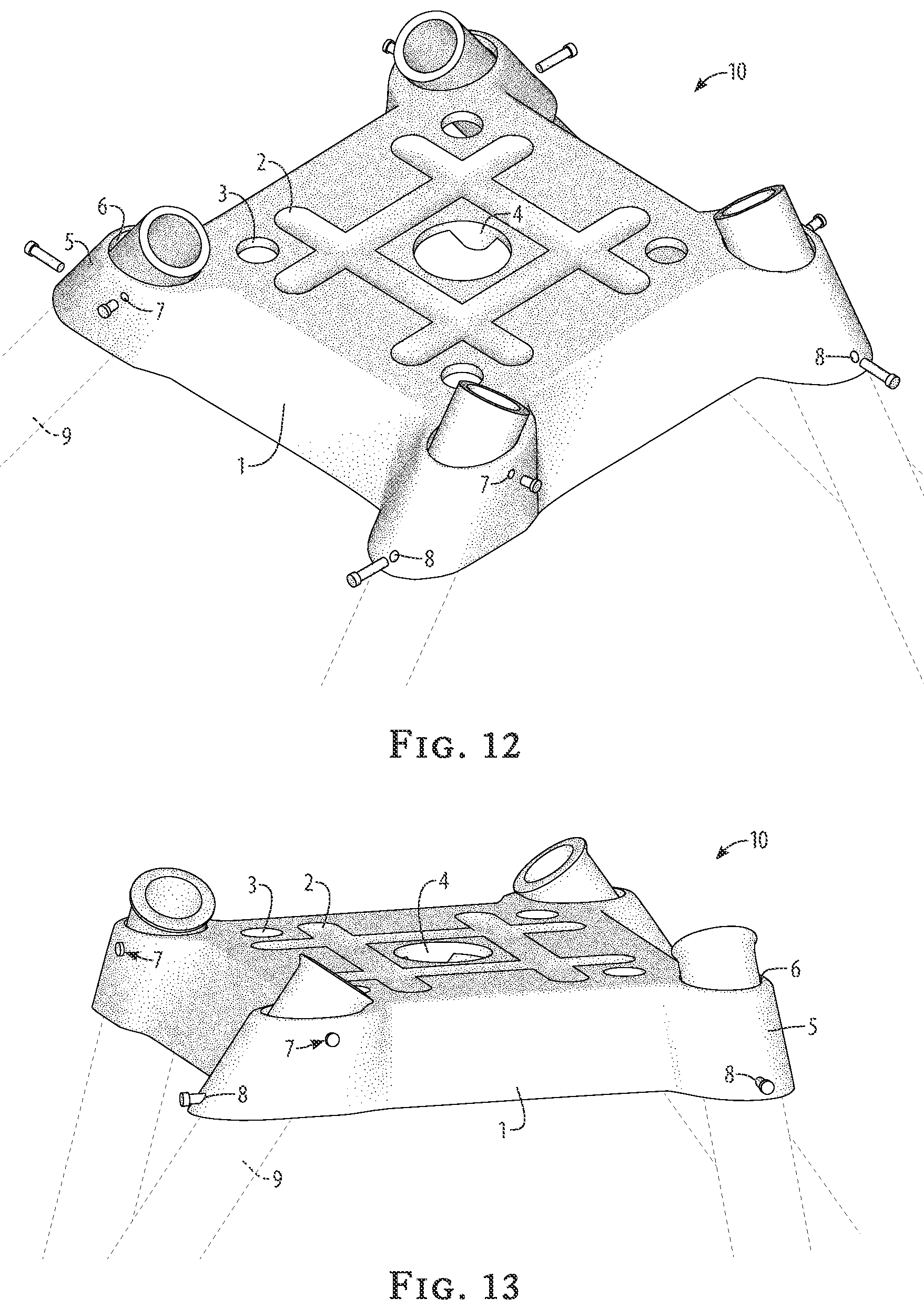 Patent US12460366 Figure 8 – Reticulated driven micropile footing system
